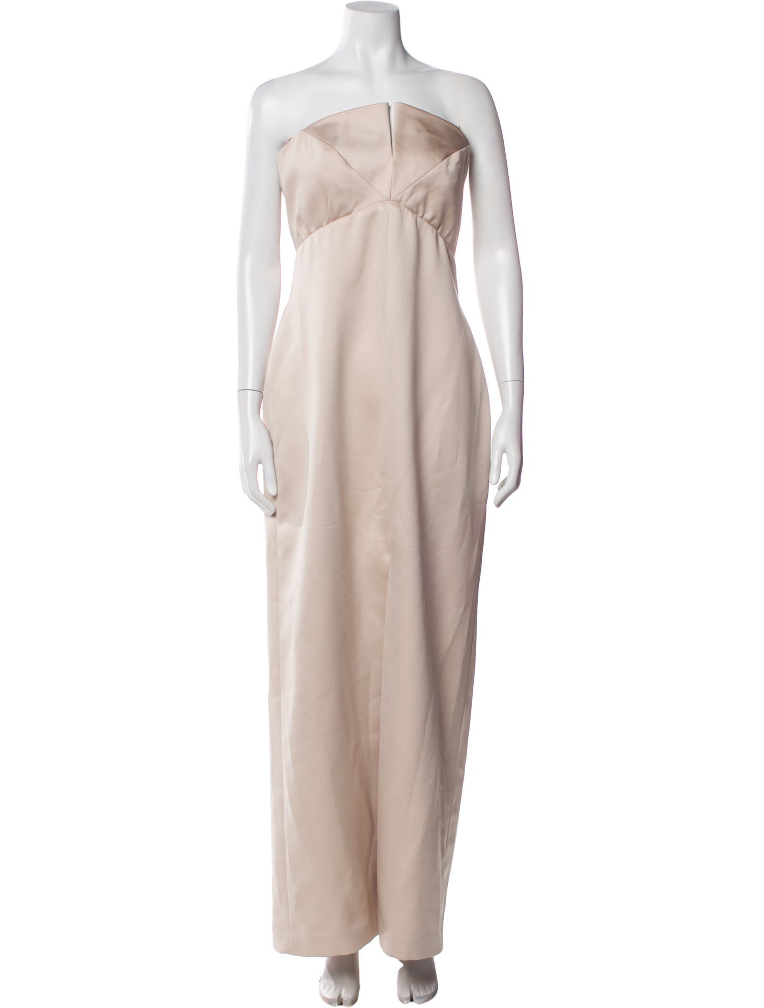 Victor Costa Strapless Long Dress