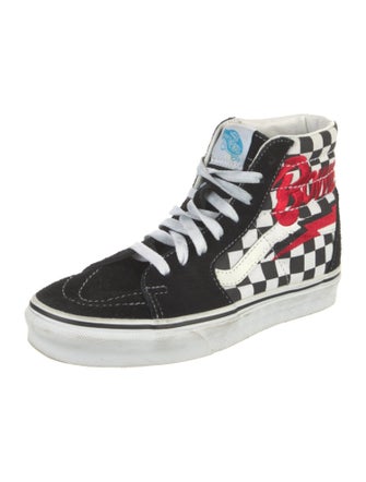 Vans x David Bowie Suede Plaid Print Sneakers