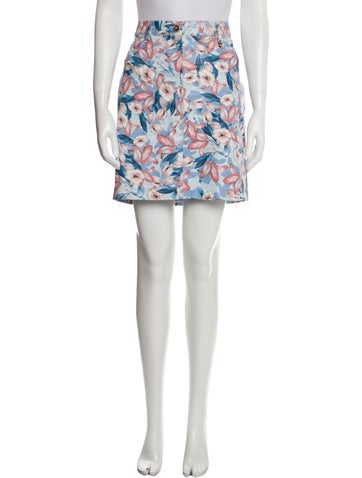 Vdp Club Skirts Floral Print Mini Skirt M