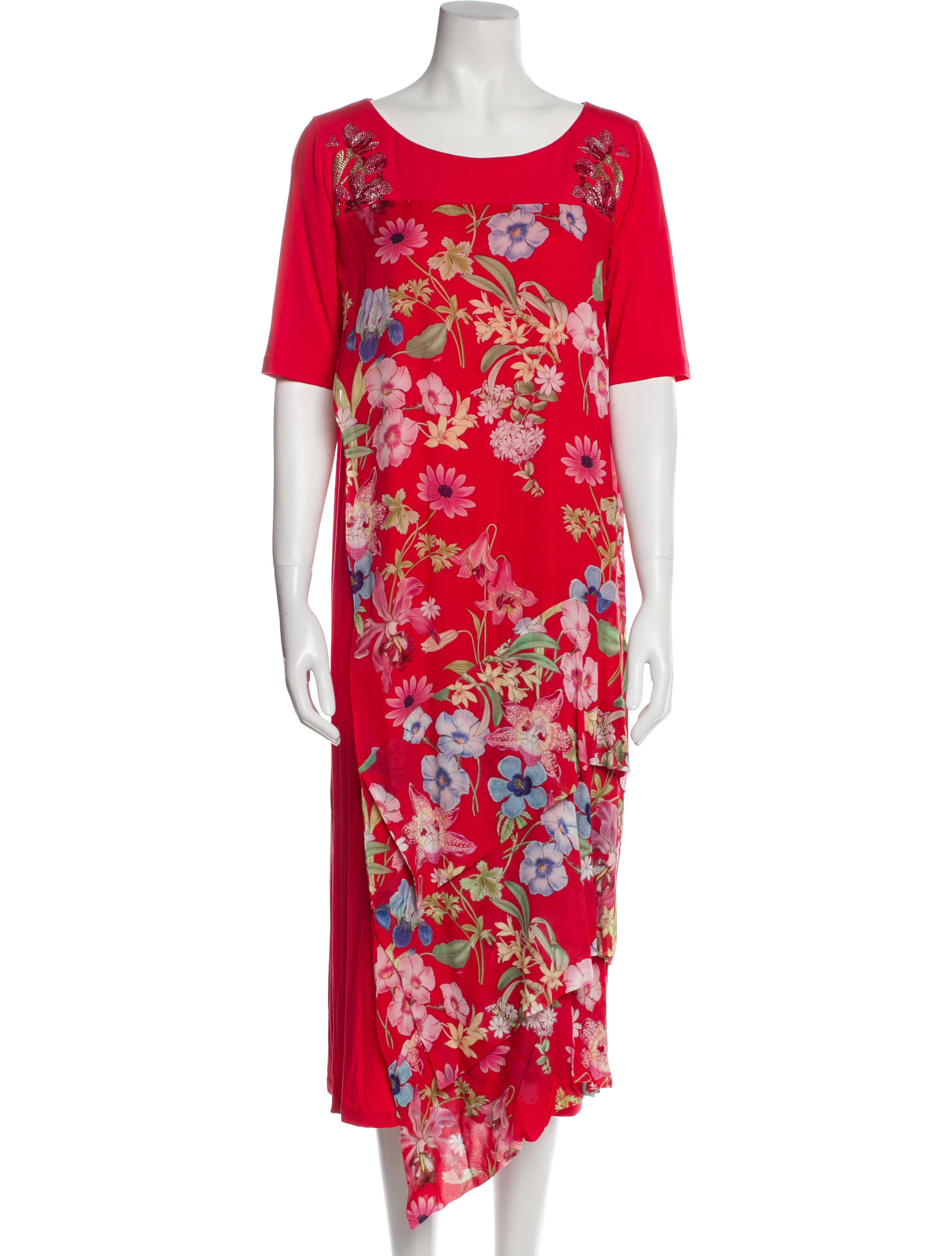 Vdp Club Floral Print Long Dress
