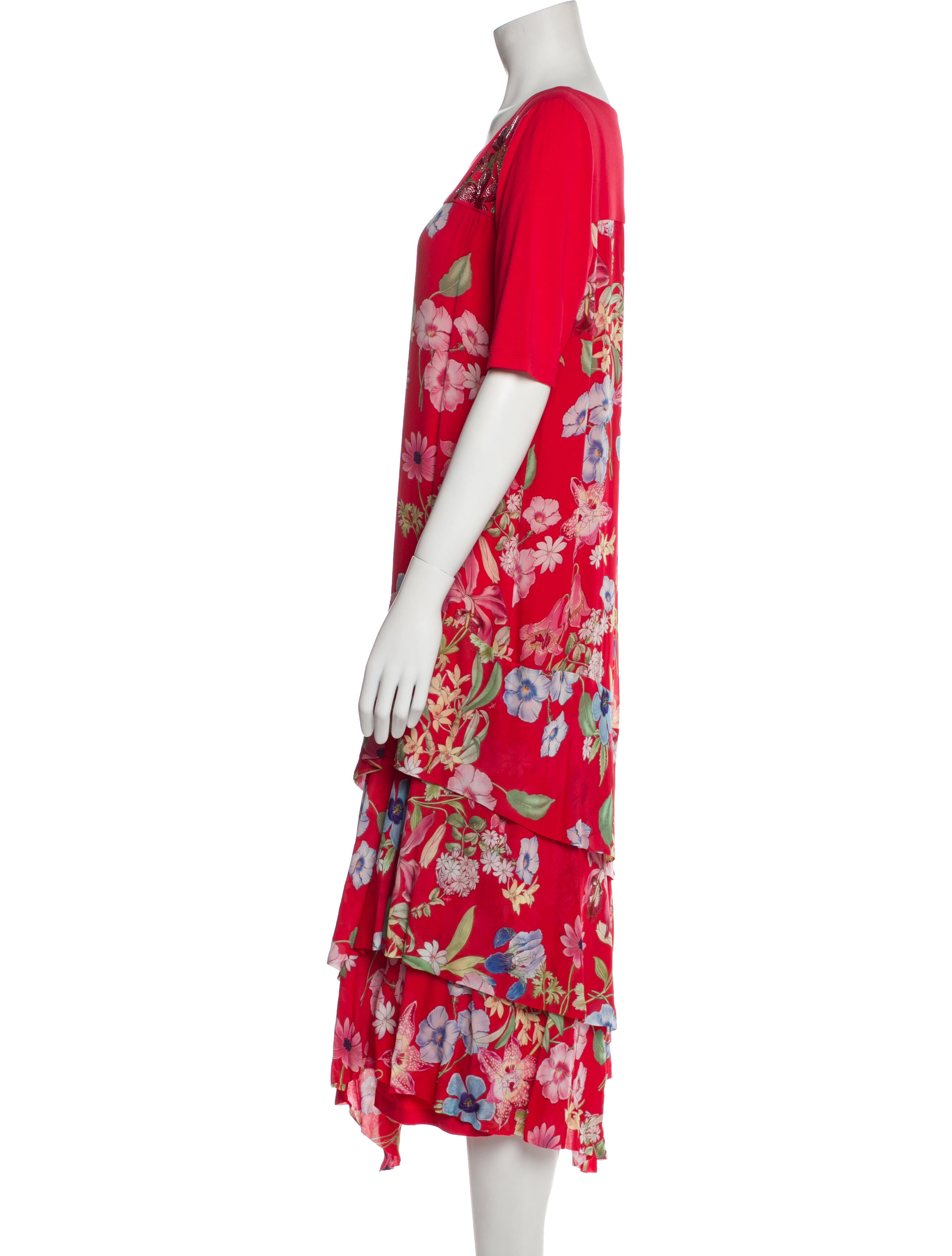 Vdp Club Floral Print Long Dress