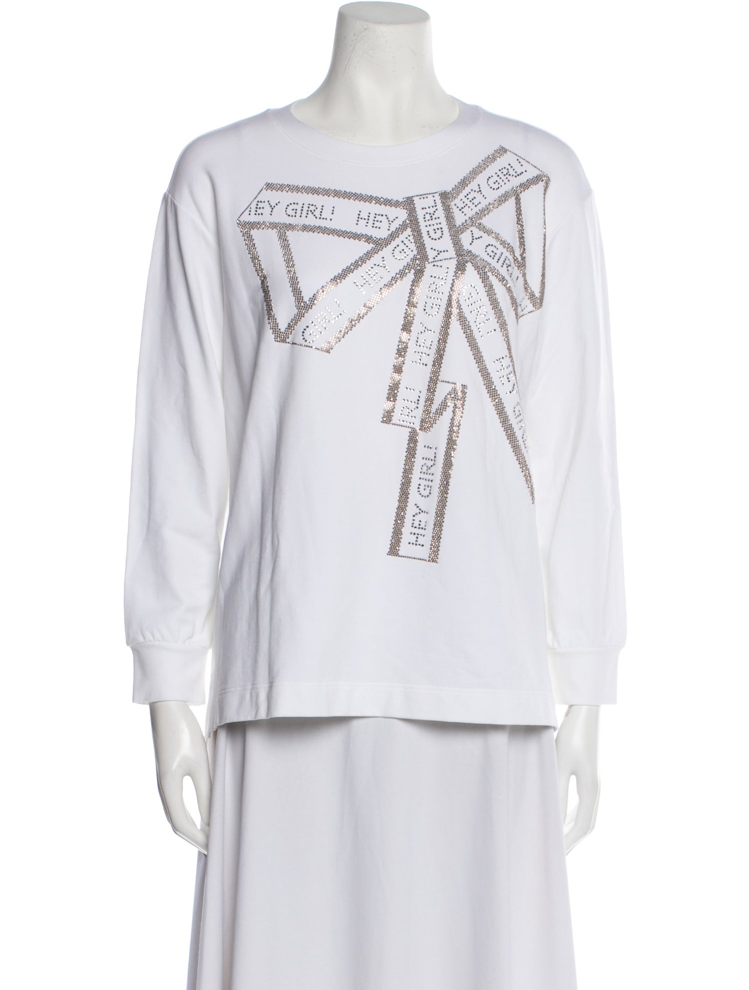 Vdp Club Graphic Print Crew Neck Sweatshirt w/ Tags