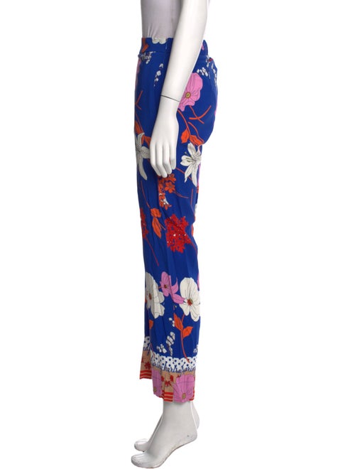 Vdp Club Floral Print Straight Leg Pants