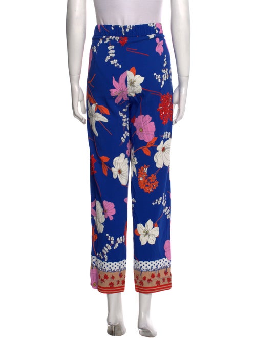 Vdp Club Floral Print Straight Leg Pants