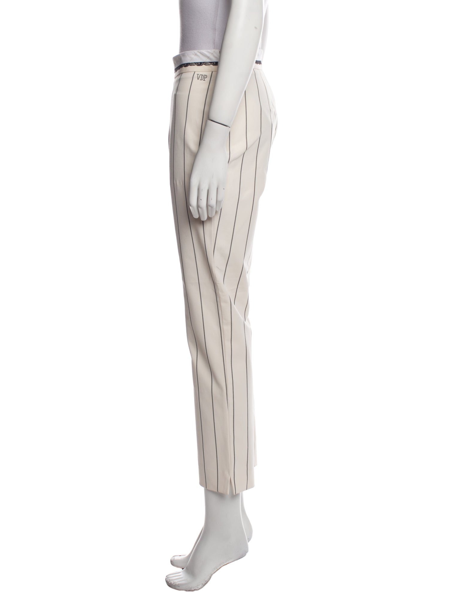 VDP Collection Striped Straight Leg Pants