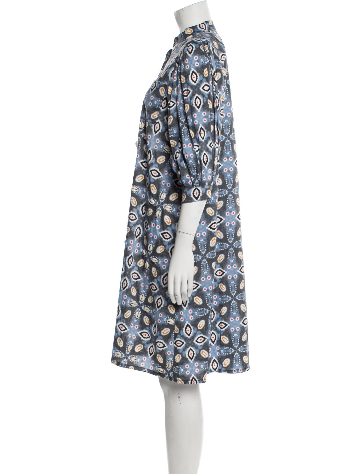 V de Vinster Printed Knee-Length Dress w/ Tags