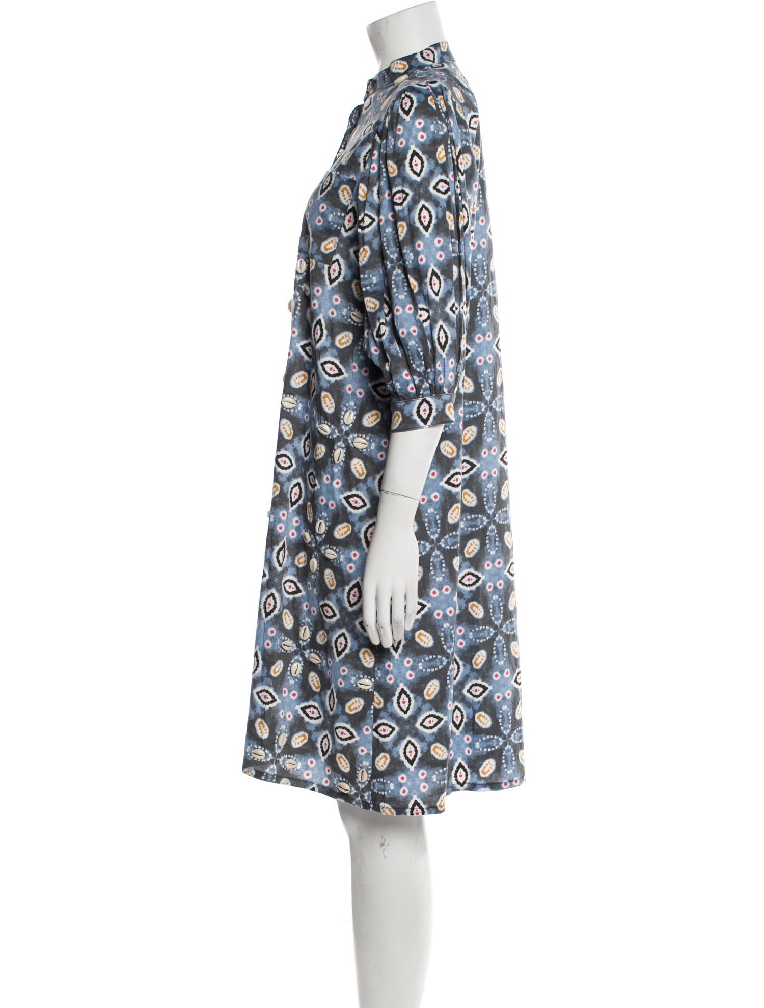 V de Vinster Printed Knee-Length Dress w/ Tags