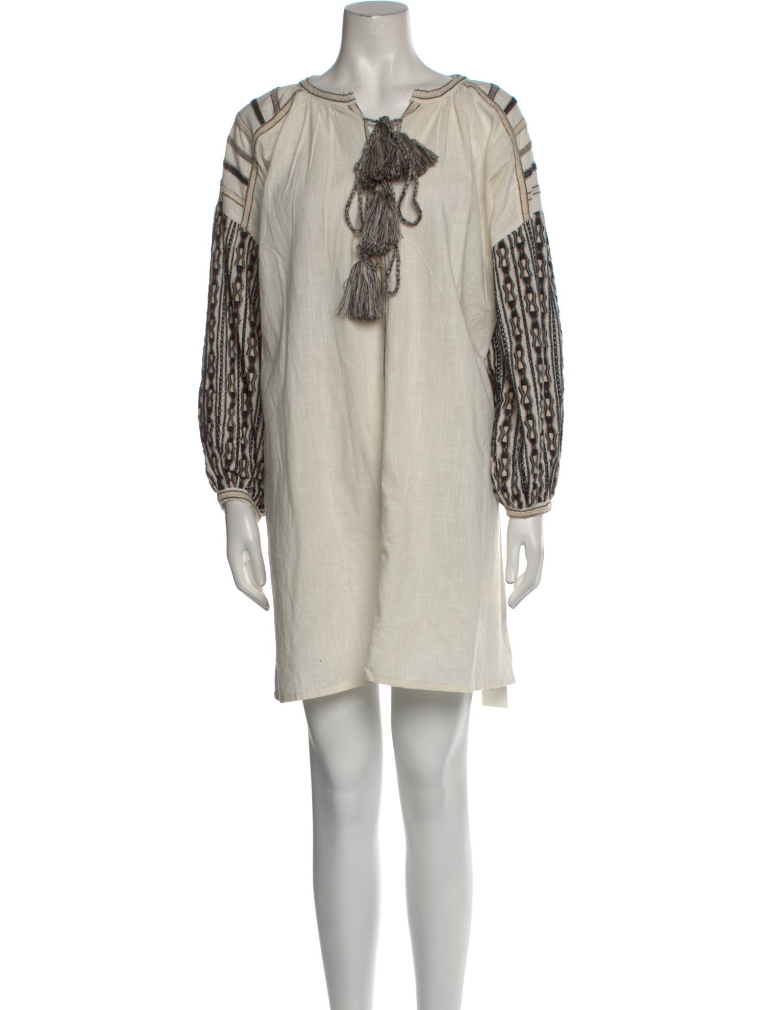 V de Vinster Scoop Neck Mini Dress