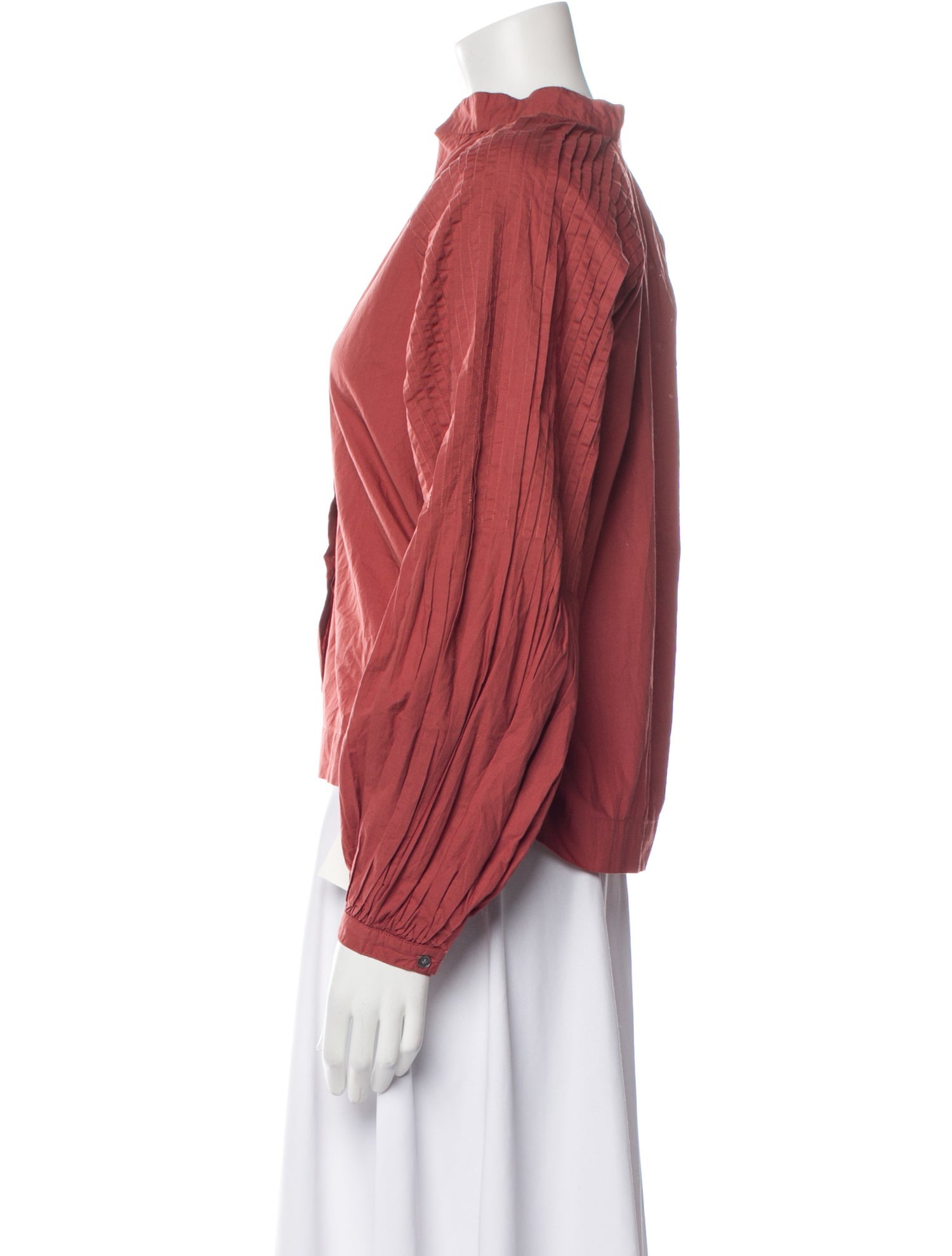 V de Vinster Mock Neck Long Sleeve Sweatshirt