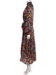 V de Vinster Printed Long Dress