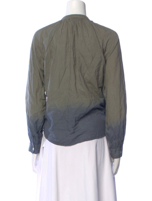 V de Vinster Crew Neck Long Sleeve Blouse