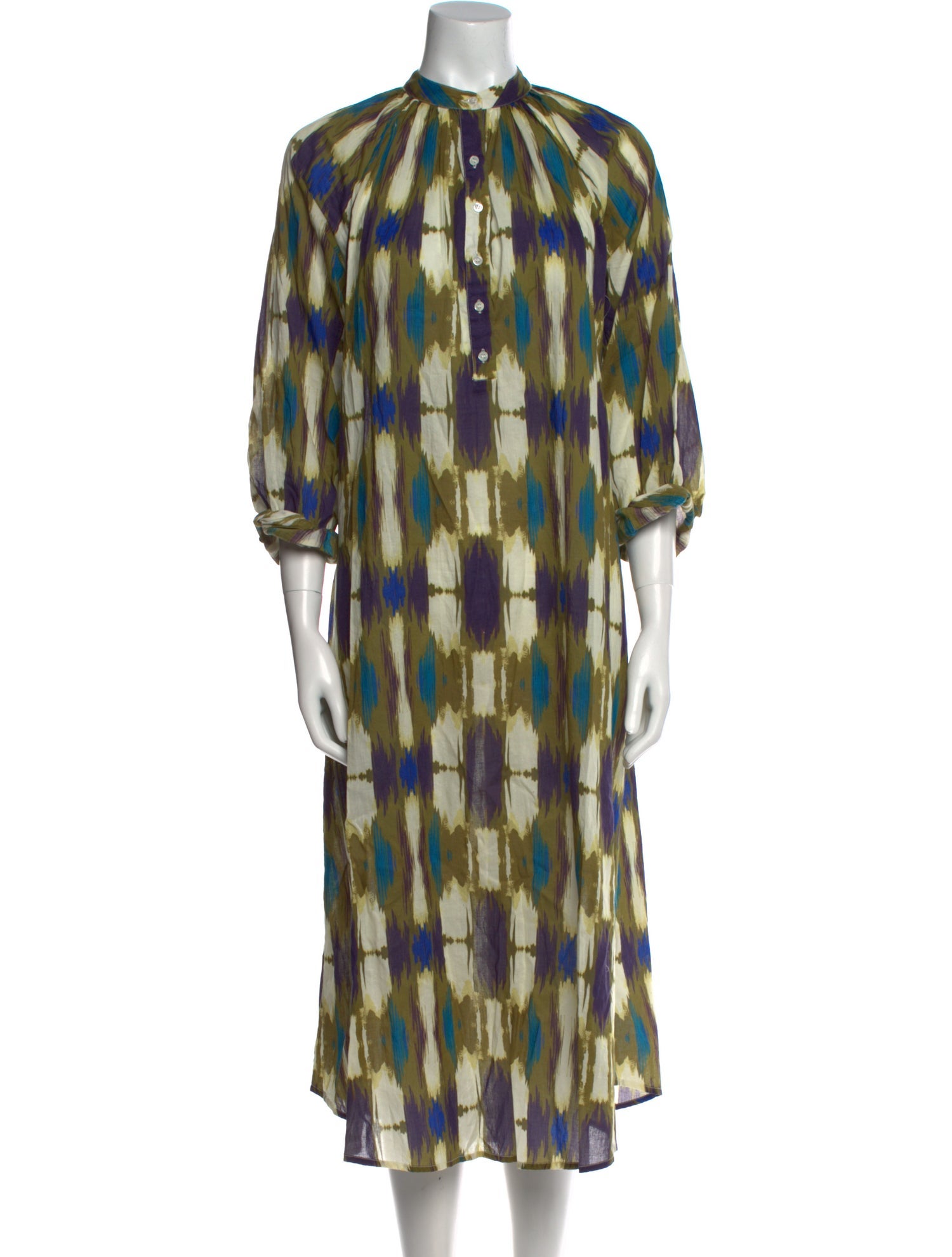 V de Vinster Printed Midi Length Dress