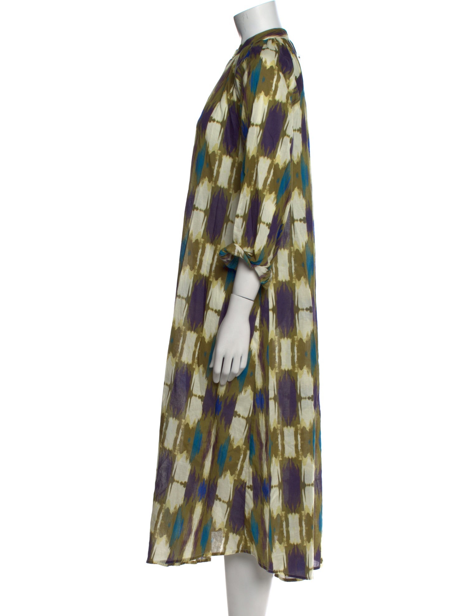 V de Vinster Printed Midi Length Dress