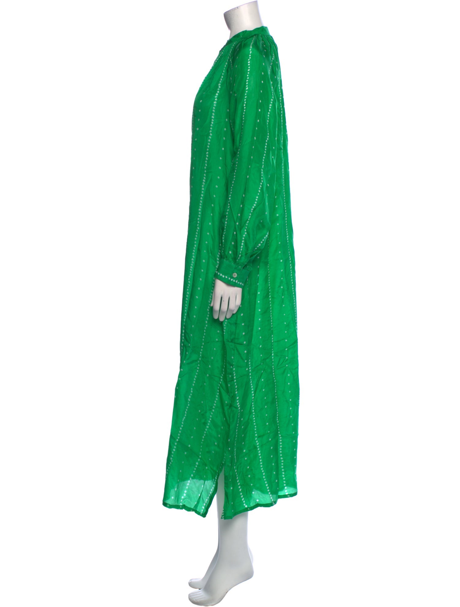 V de Vinster Silk Long Dress
