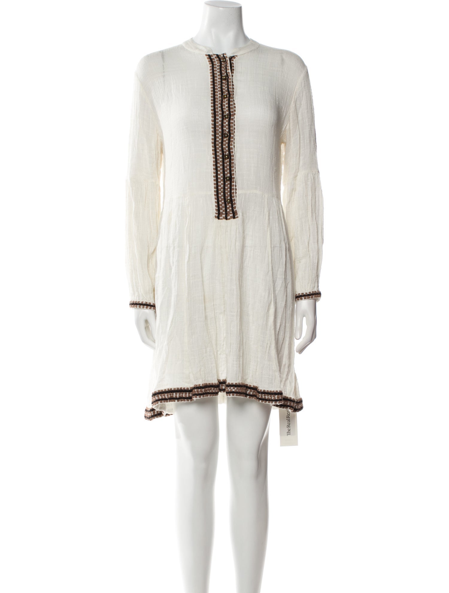 V de Vinster Crew Neck Mini Dress