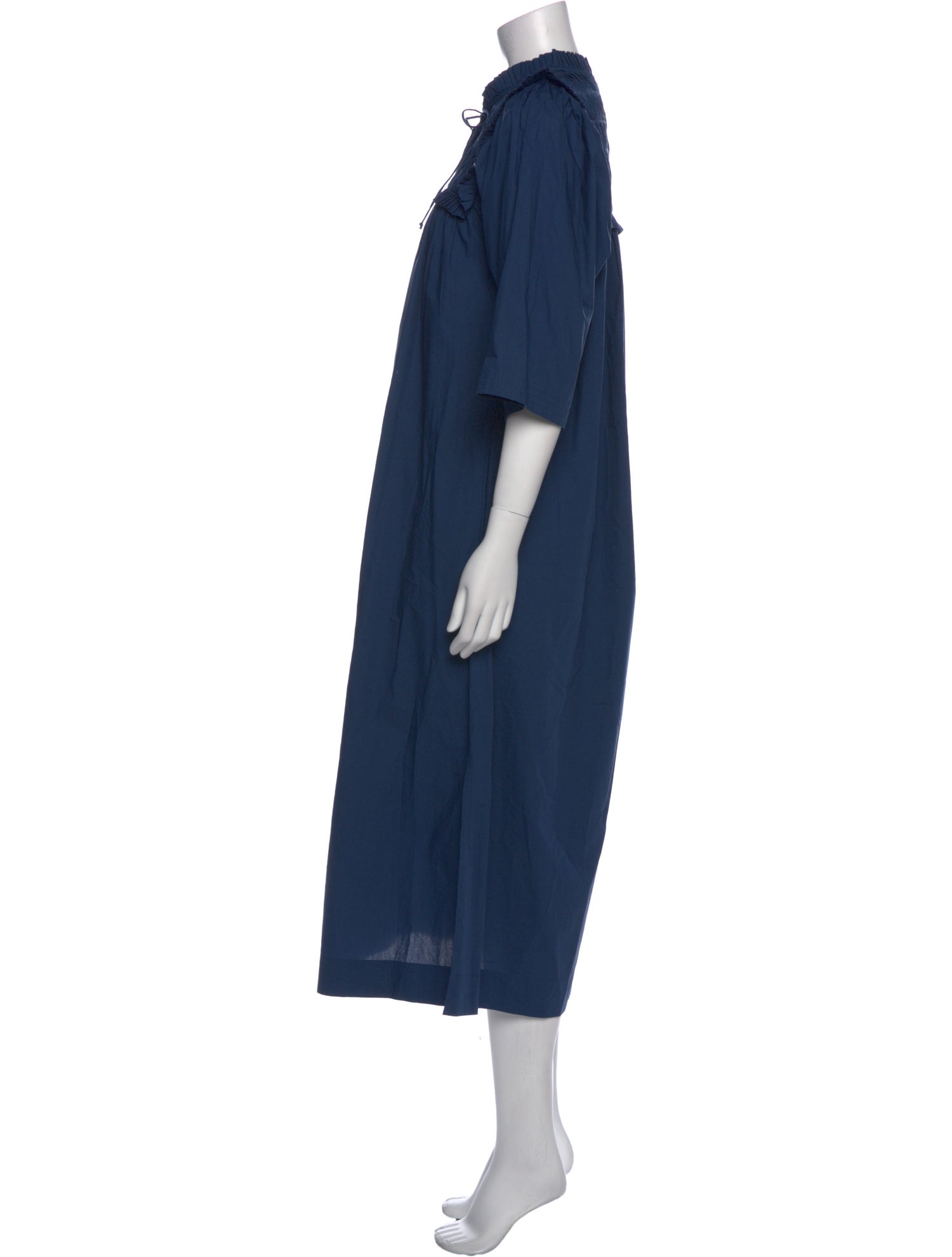 V de Vinster Mock Neck Long Dress