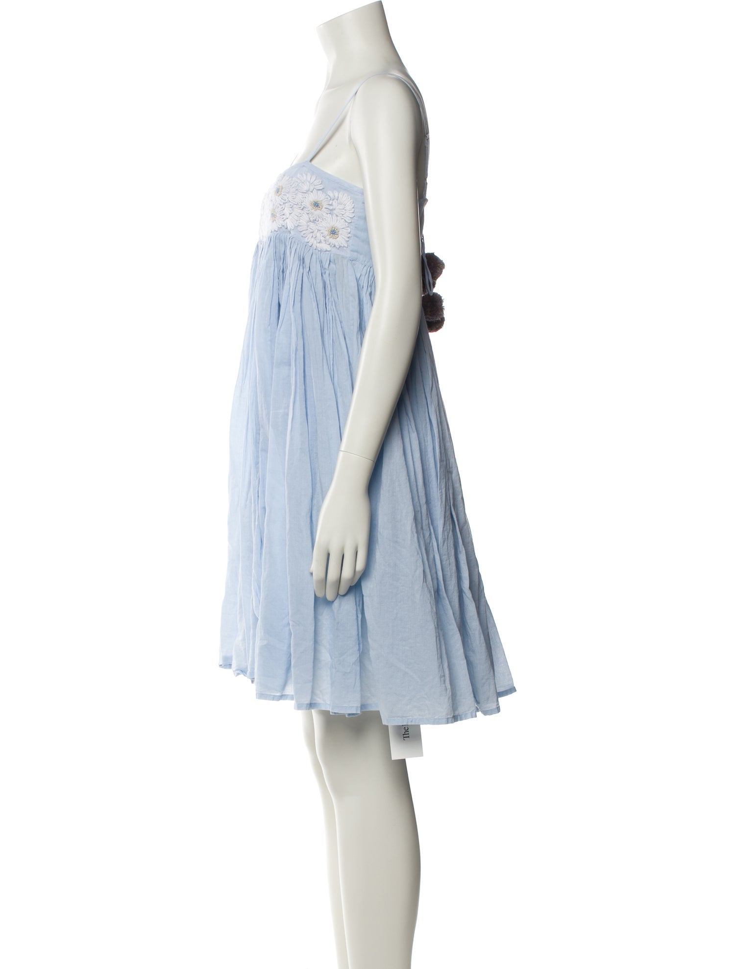 V de Vinster Square Neckline Mini Dress