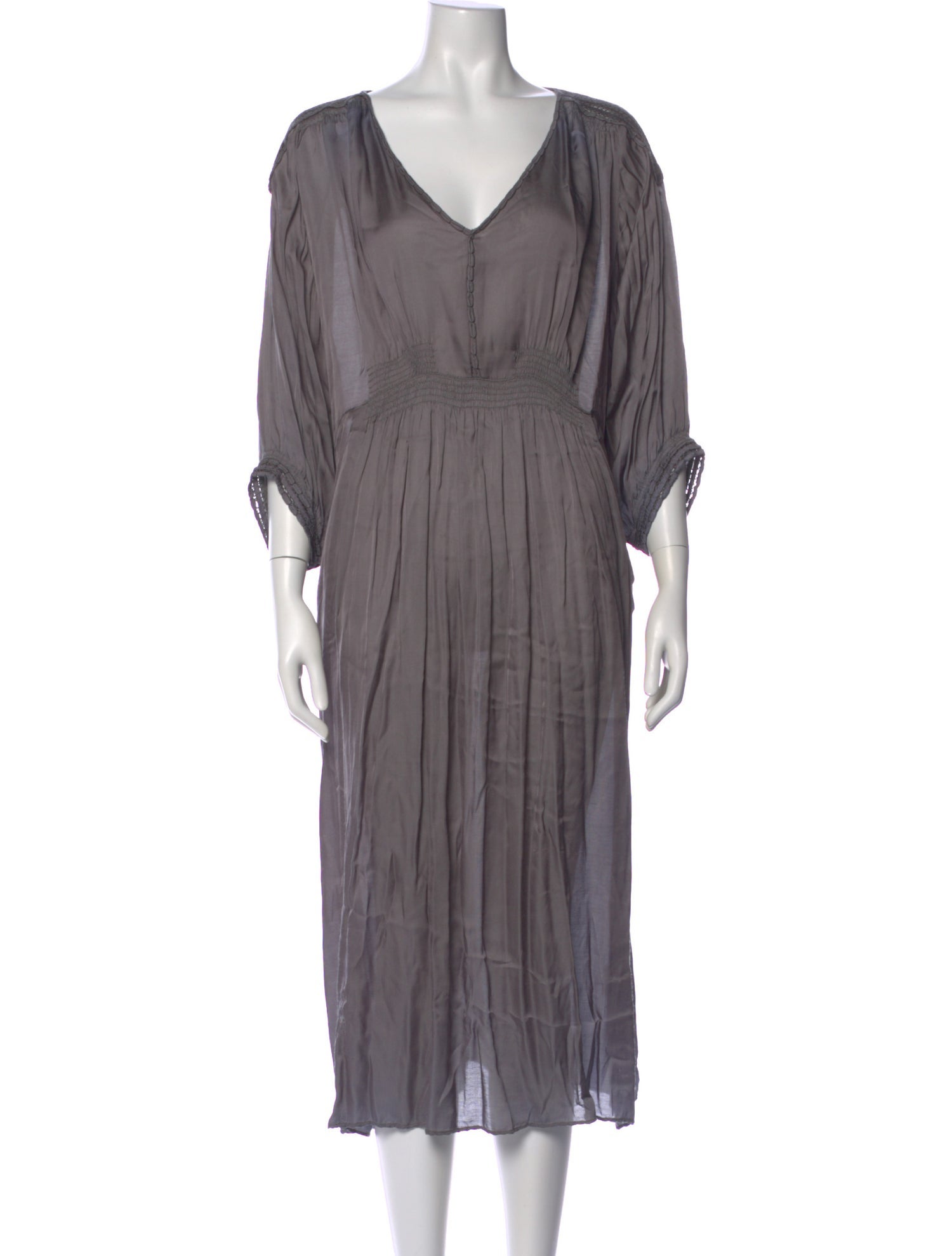 V de Vinster V-Neck Midi Length Dress