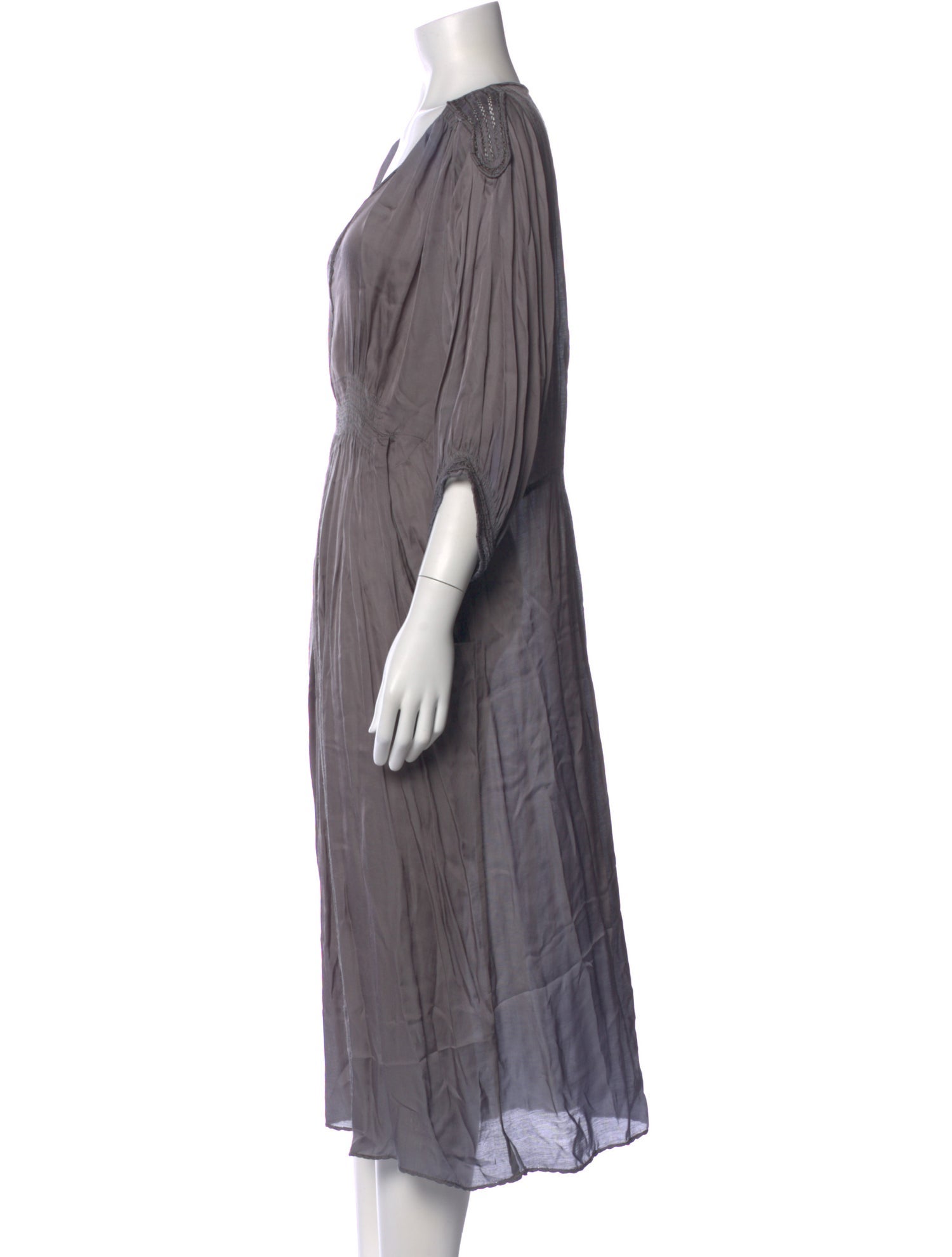 V de Vinster V-Neck Midi Length Dress