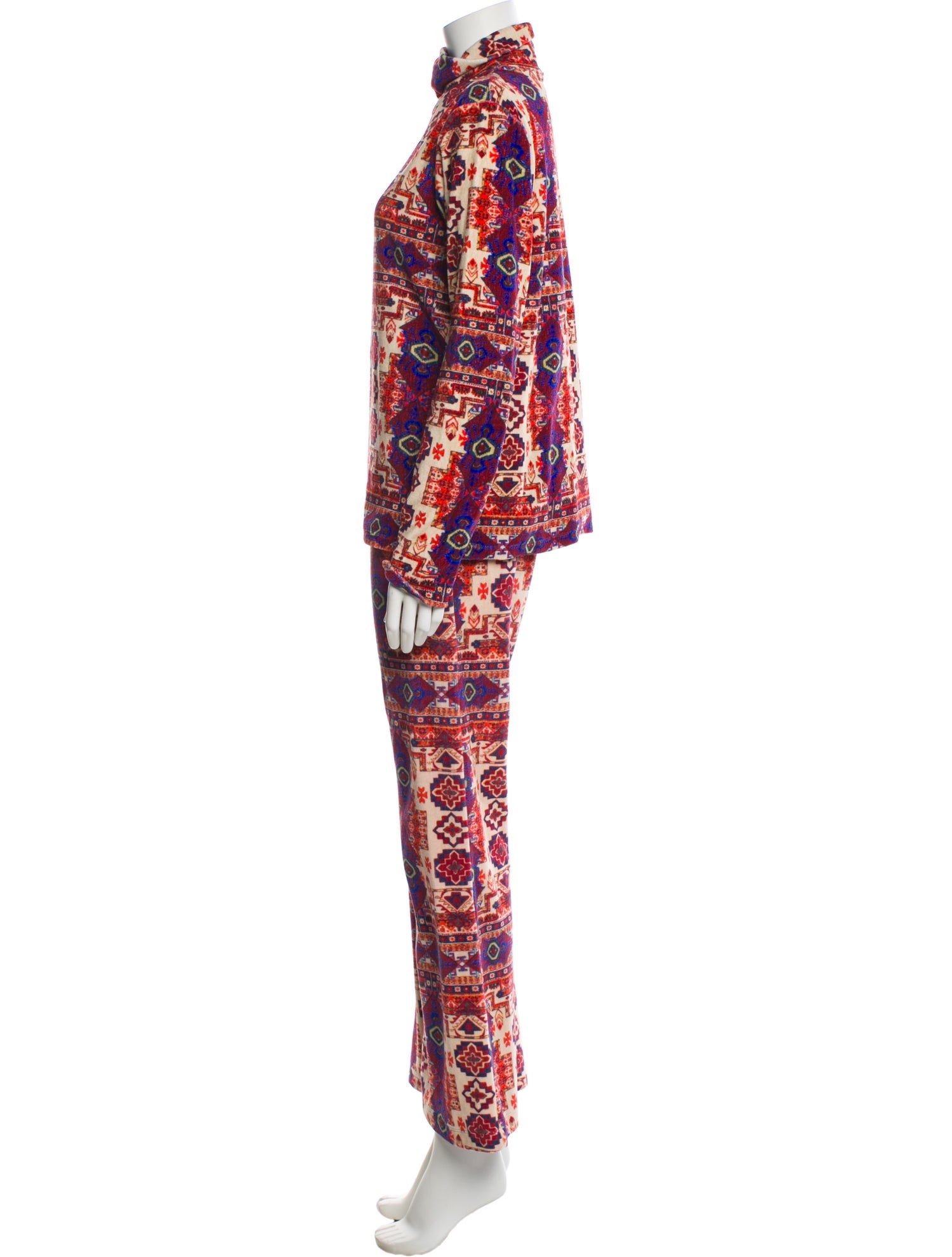 V de Vinster Printed Pant Set