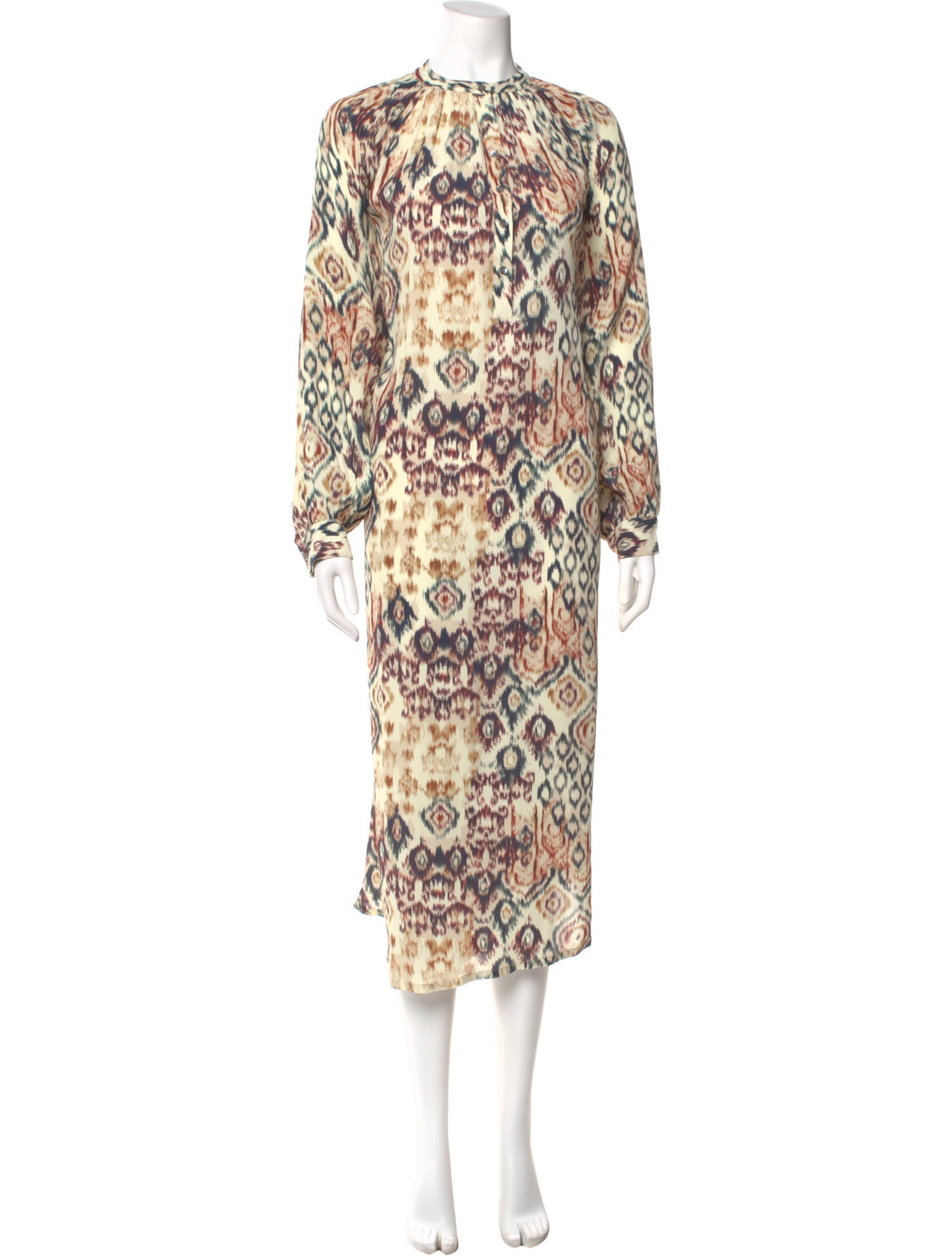 V de Vinster Animal Print Long Dress