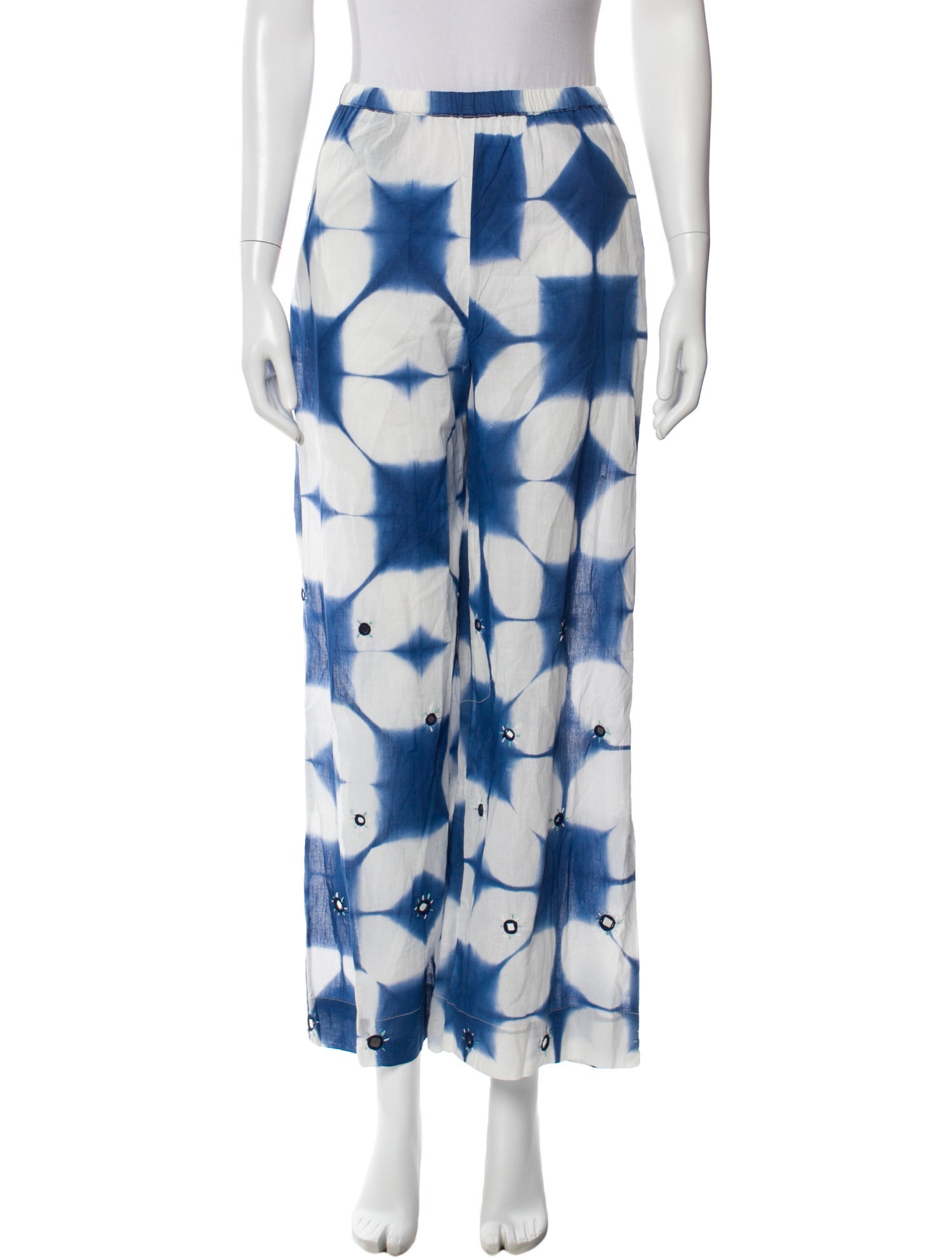 V de Vinster Tie-Dye Print Wide Leg Pants