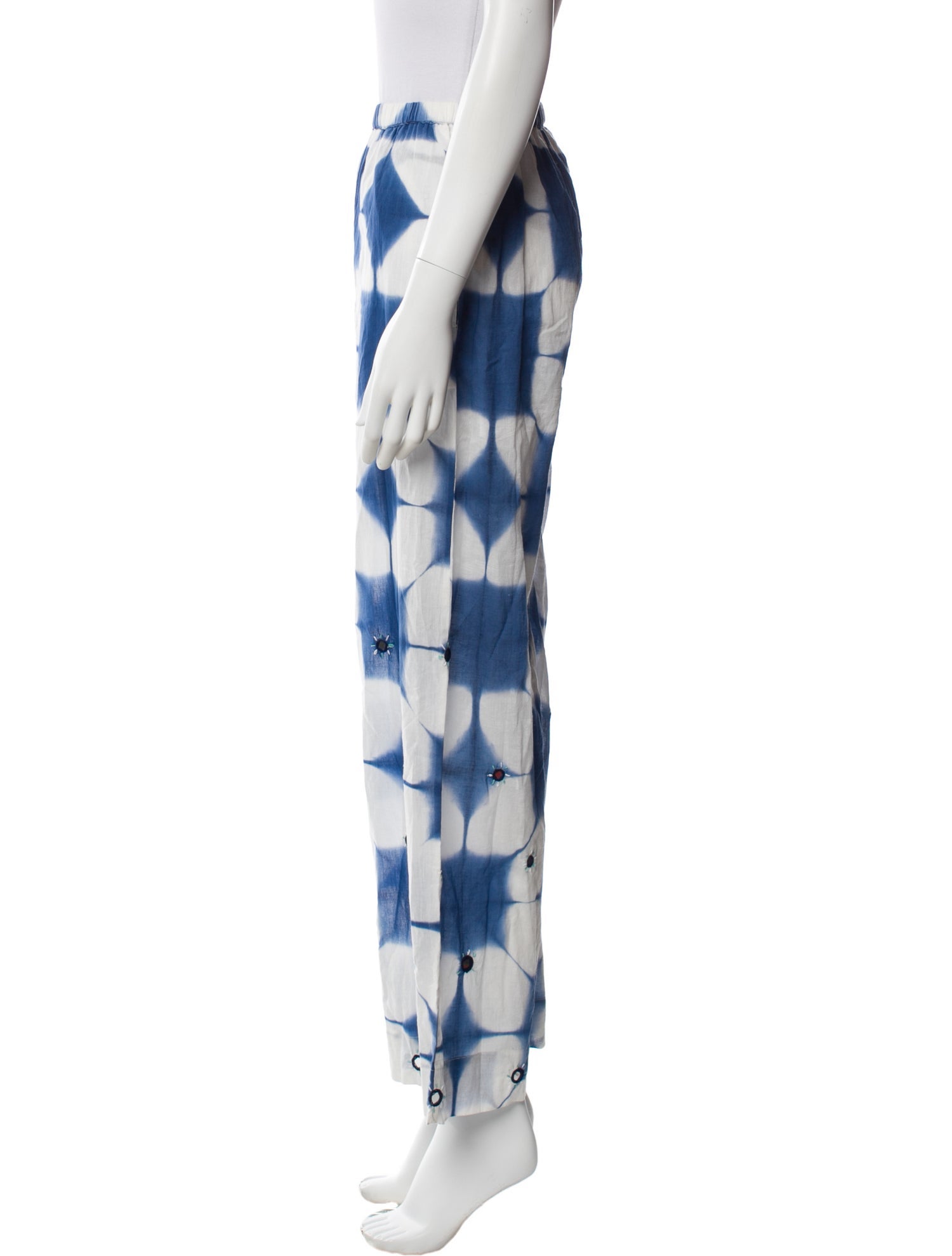 V de Vinster Tie-Dye Print Wide Leg Pants