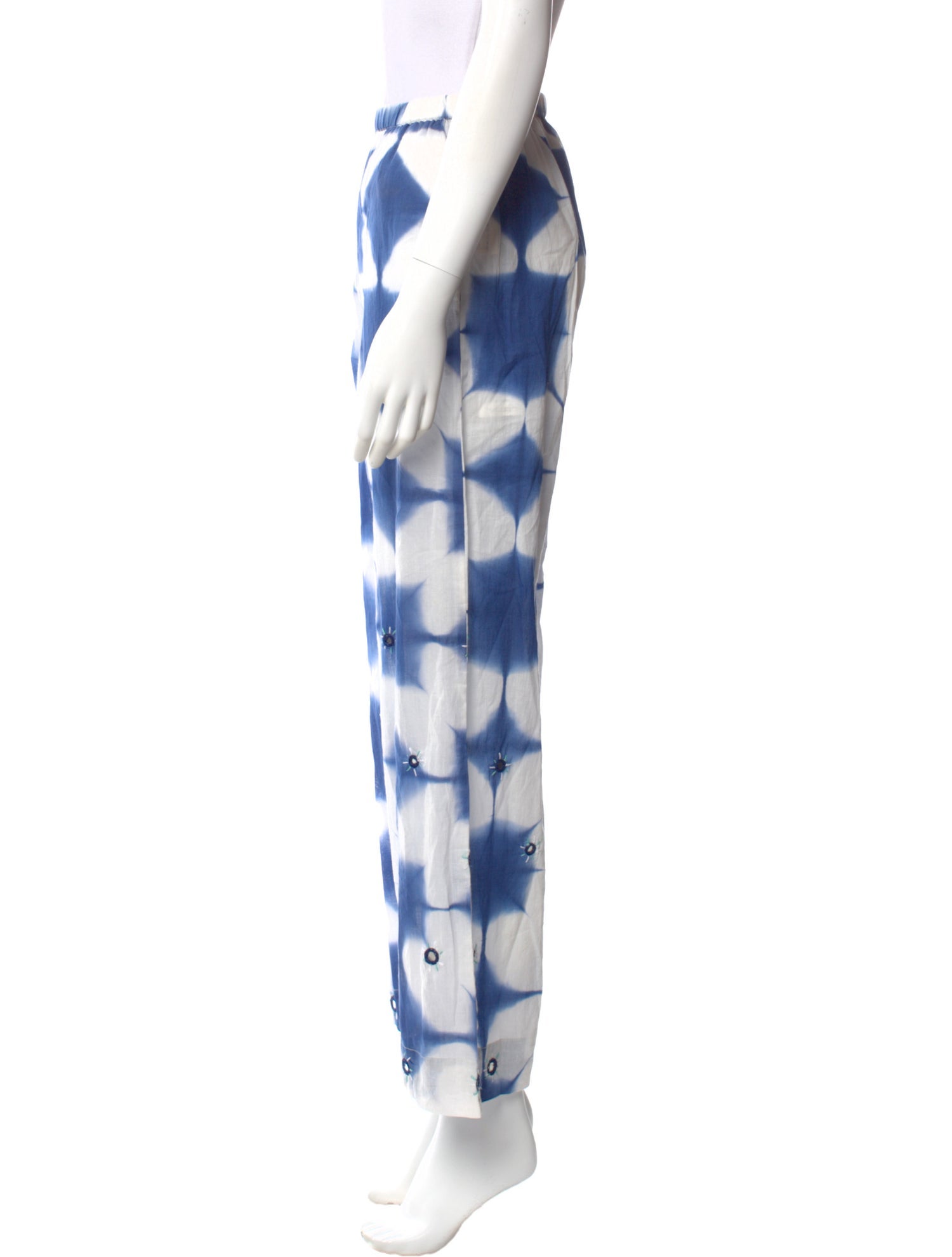 V de Vinster Tie-Dye Print Wide Leg Pants