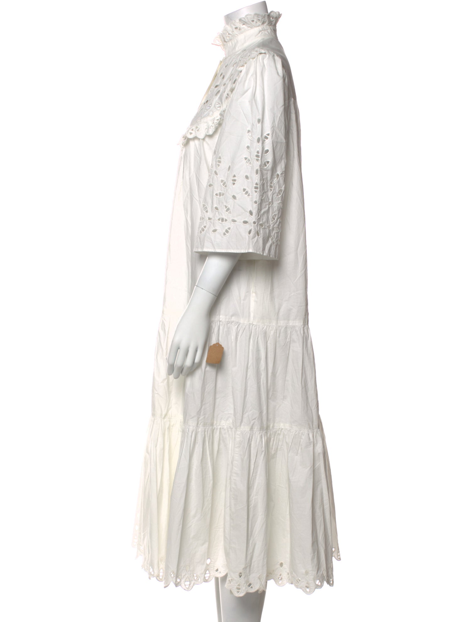 V de Vinster Mock Neck Long Dress