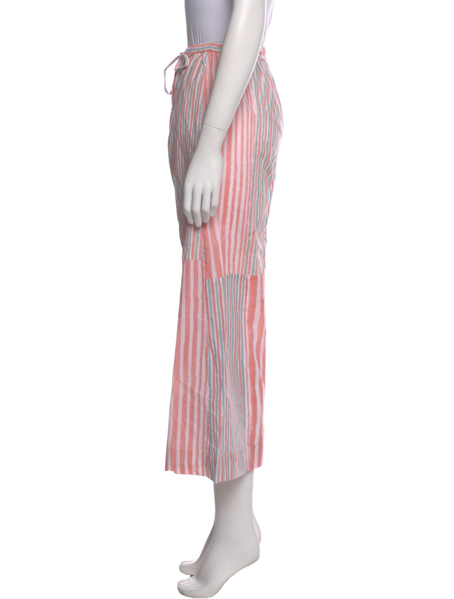 V de Vinster Striped Wide Leg Pants