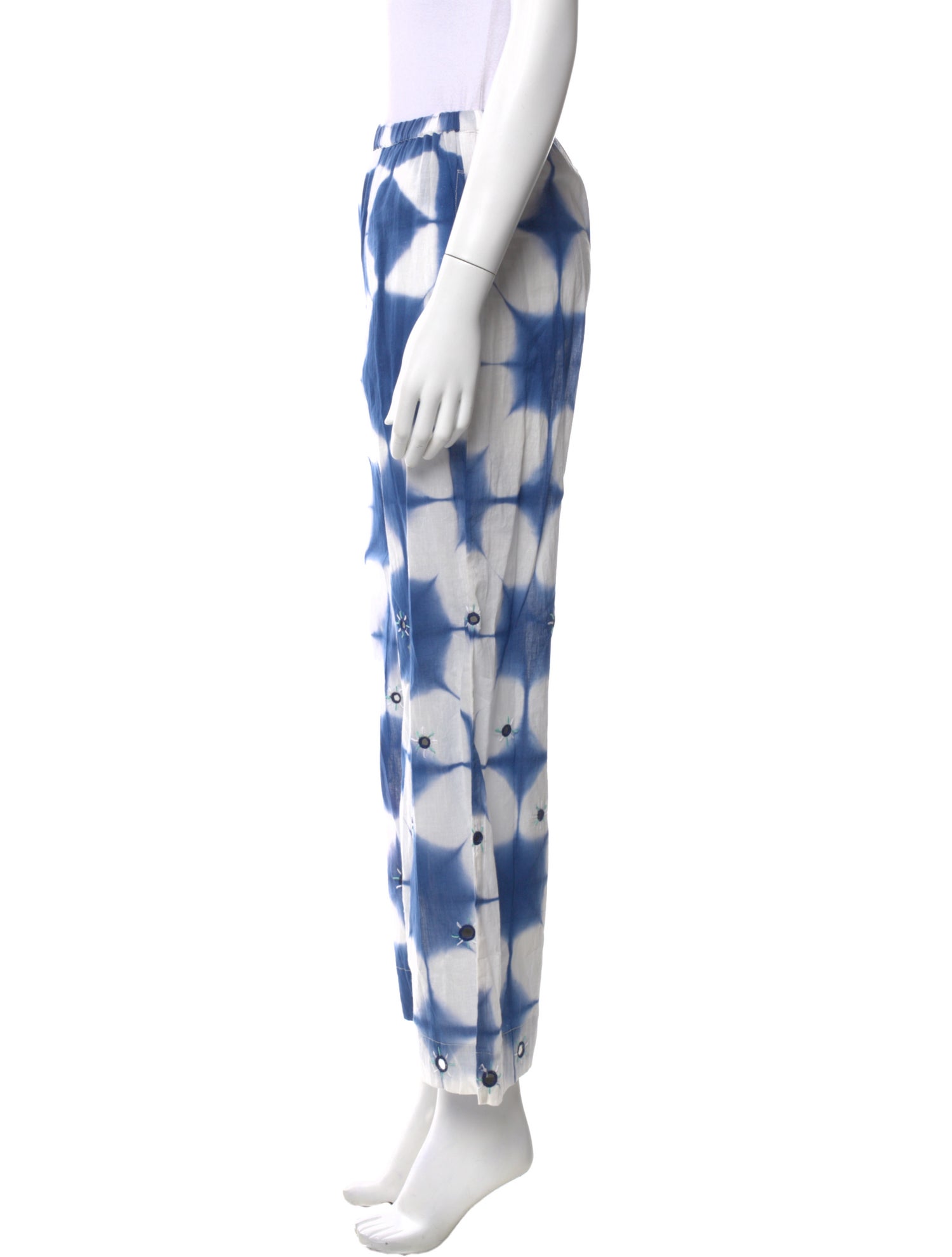 V de Vinster Tie-Dye Print Wide Leg Pants