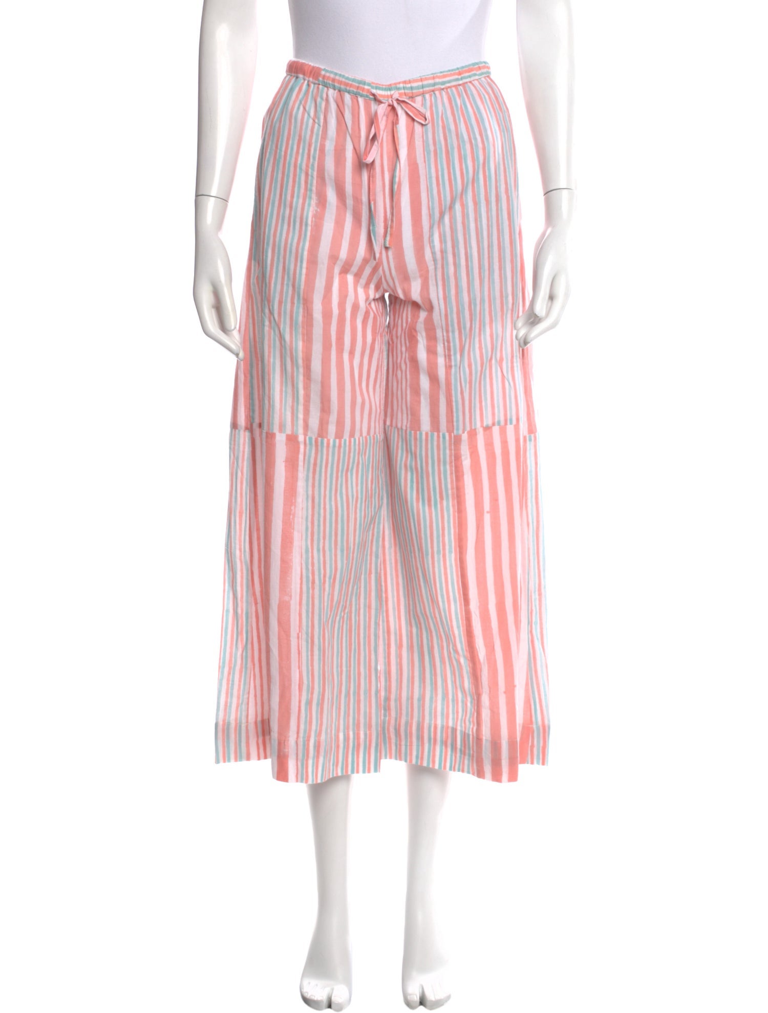 V de Vinster Striped Wide Leg Pants