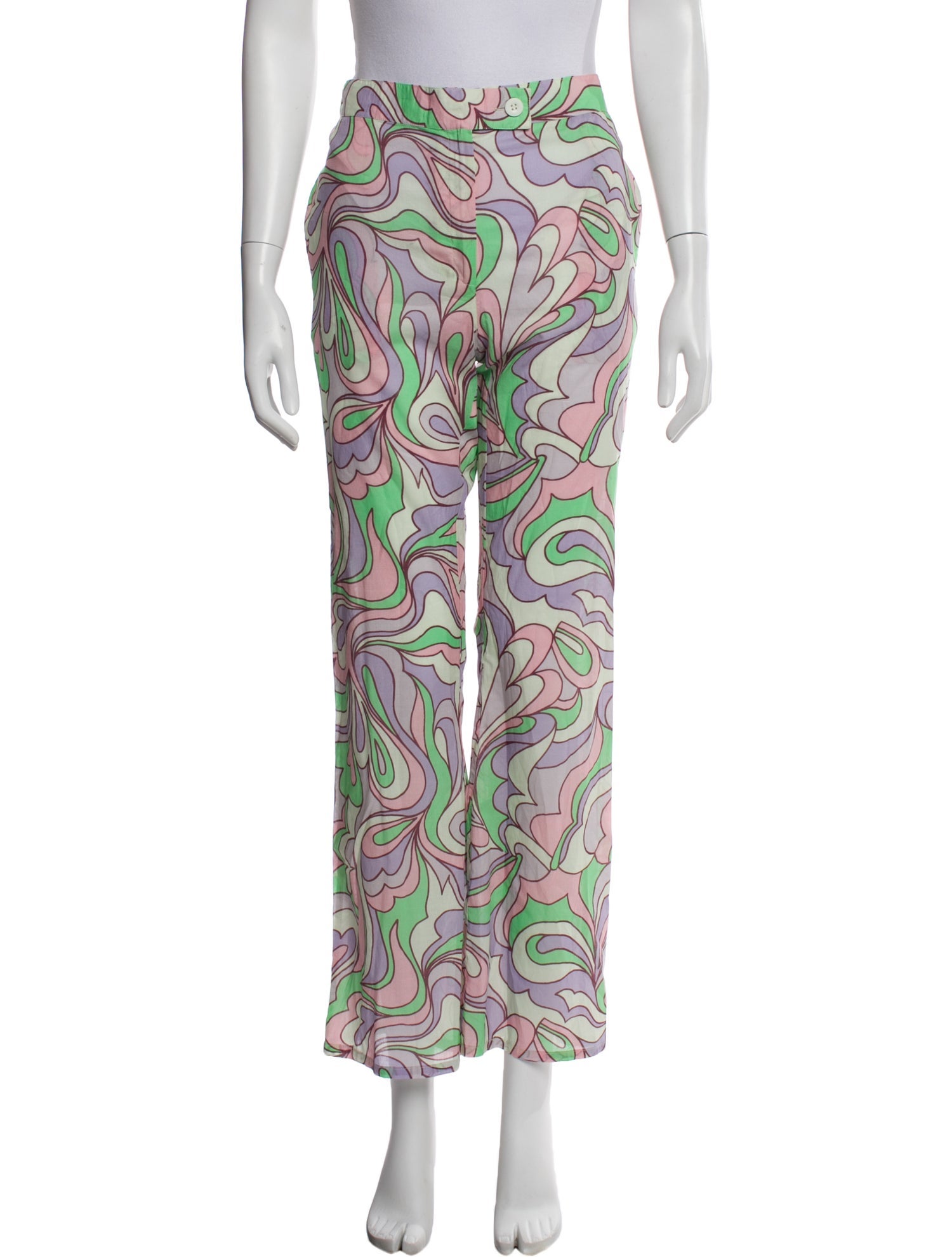 V de Vinster Printed Wide Leg Pants