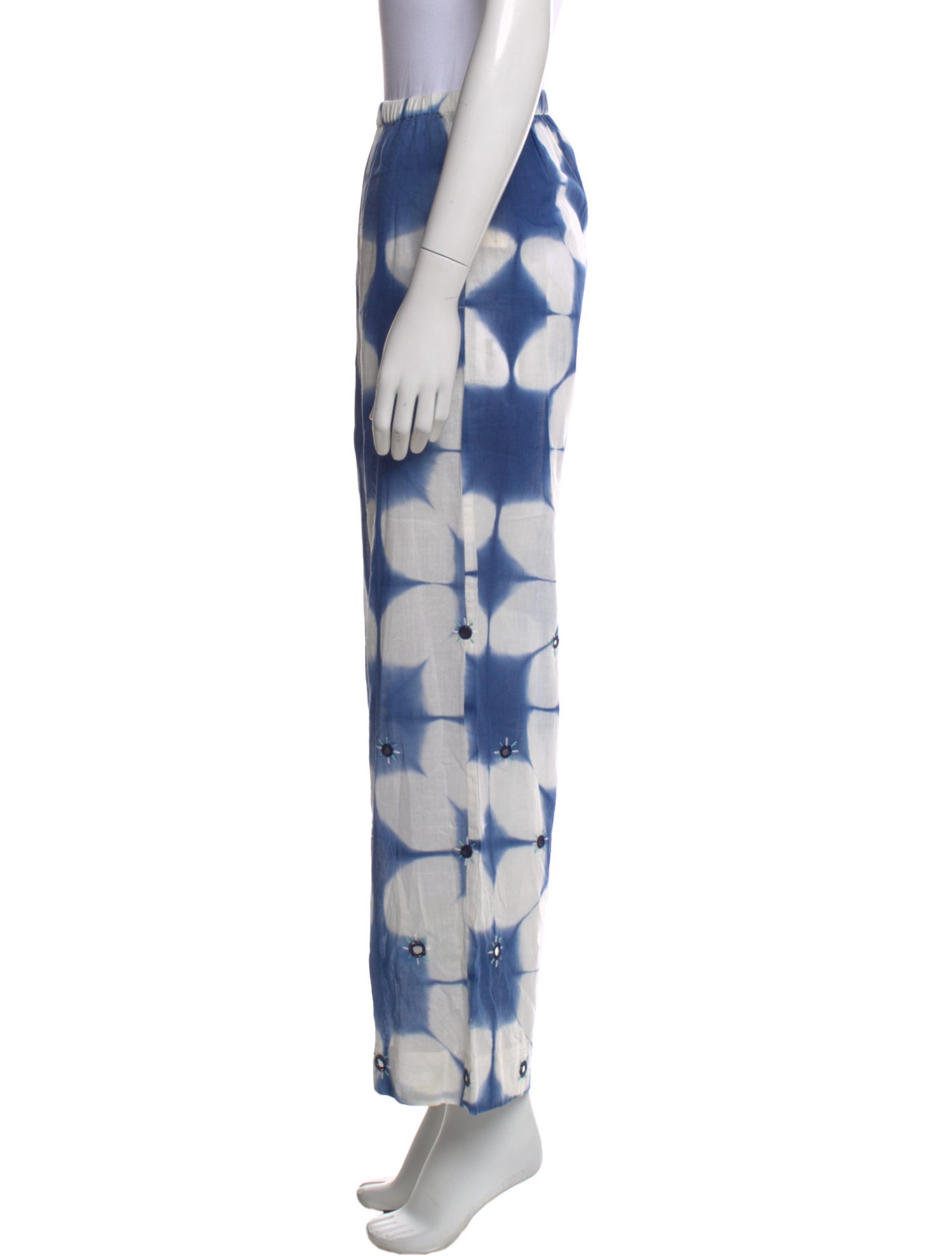 V de Vinster Tie-Dye Print Wide Leg Pants