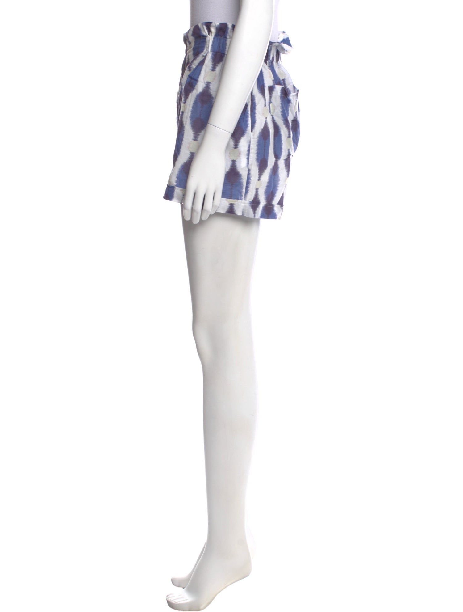 V de Vinster Tie-Dye Print Mini Shorts