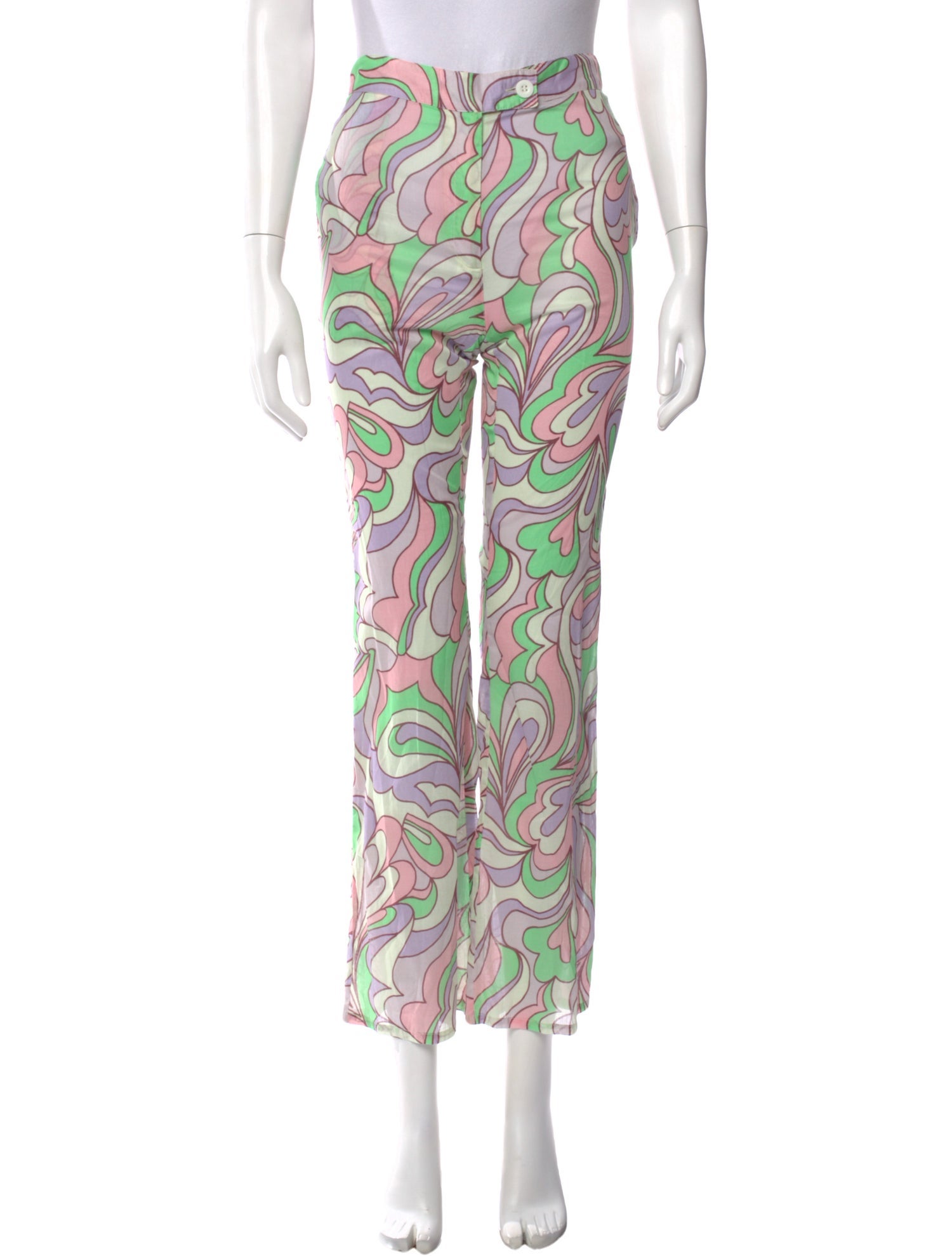 V de Vinster Printed Wide Leg Pants