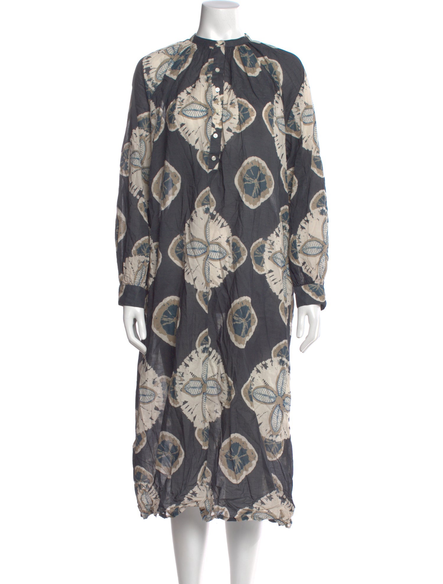 V de Vinster Printed Midi Length Dress