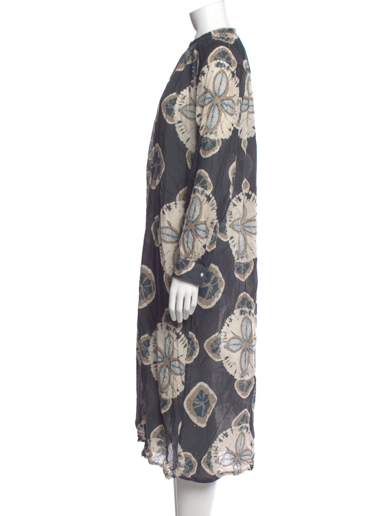 V de Vinster Printed Midi Length Dress