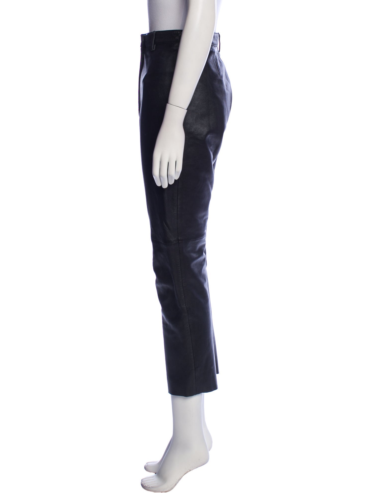 Veda x Reformation Lamb Leather Straight Leg Pants