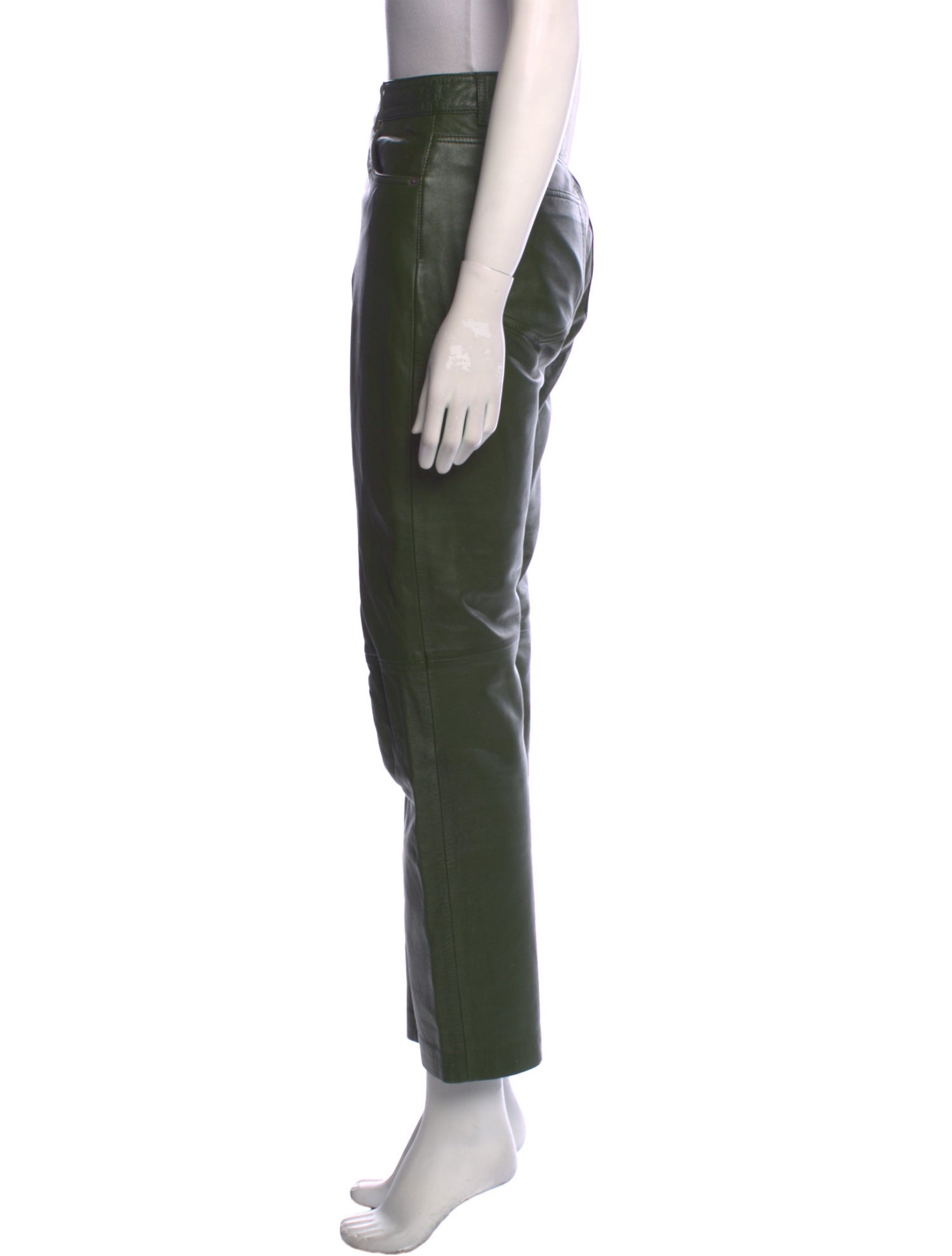 Veda x Reformation Lamb Leather Straight Leg Pants