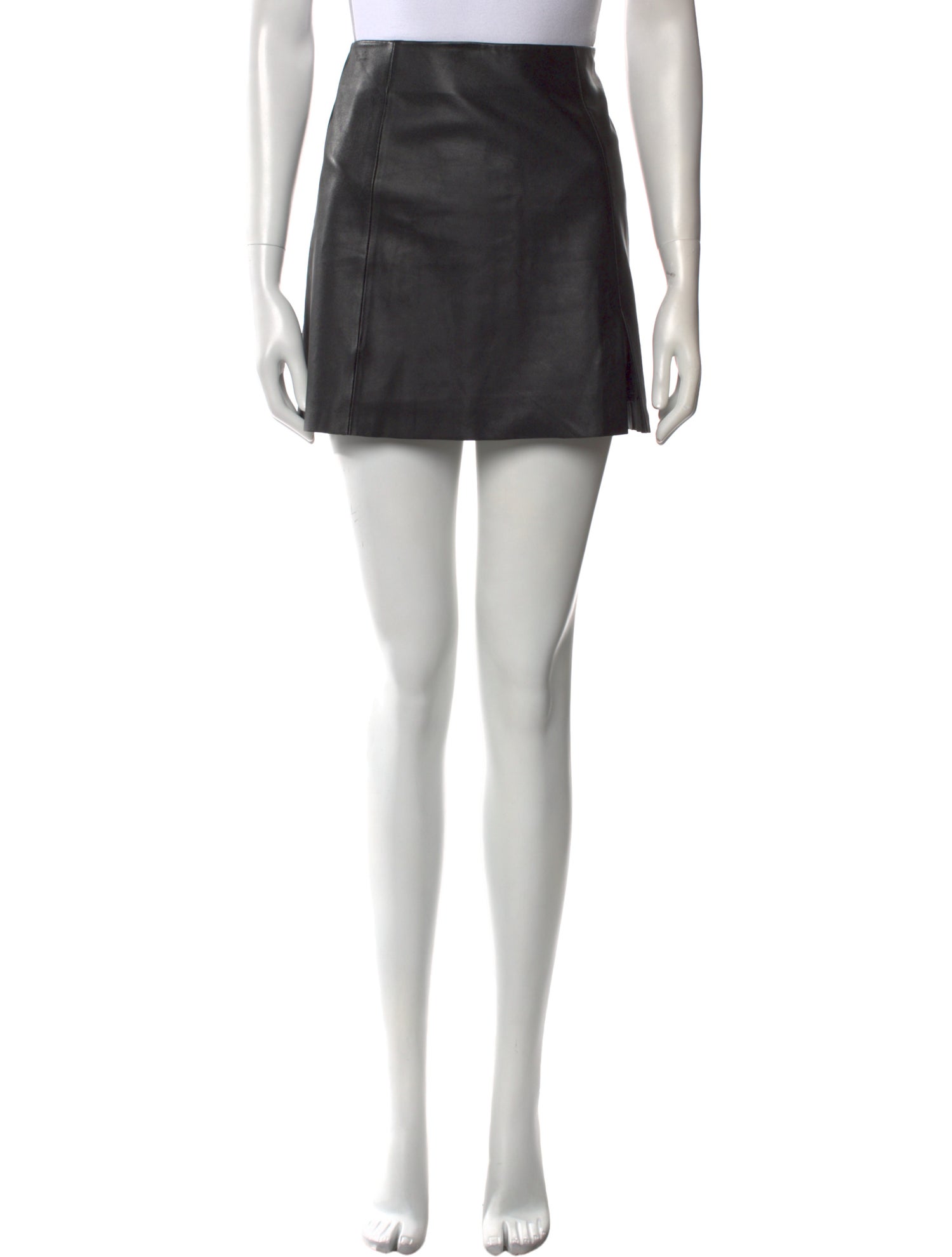 Veda x Reformation Lamb Leather Mini Skirt