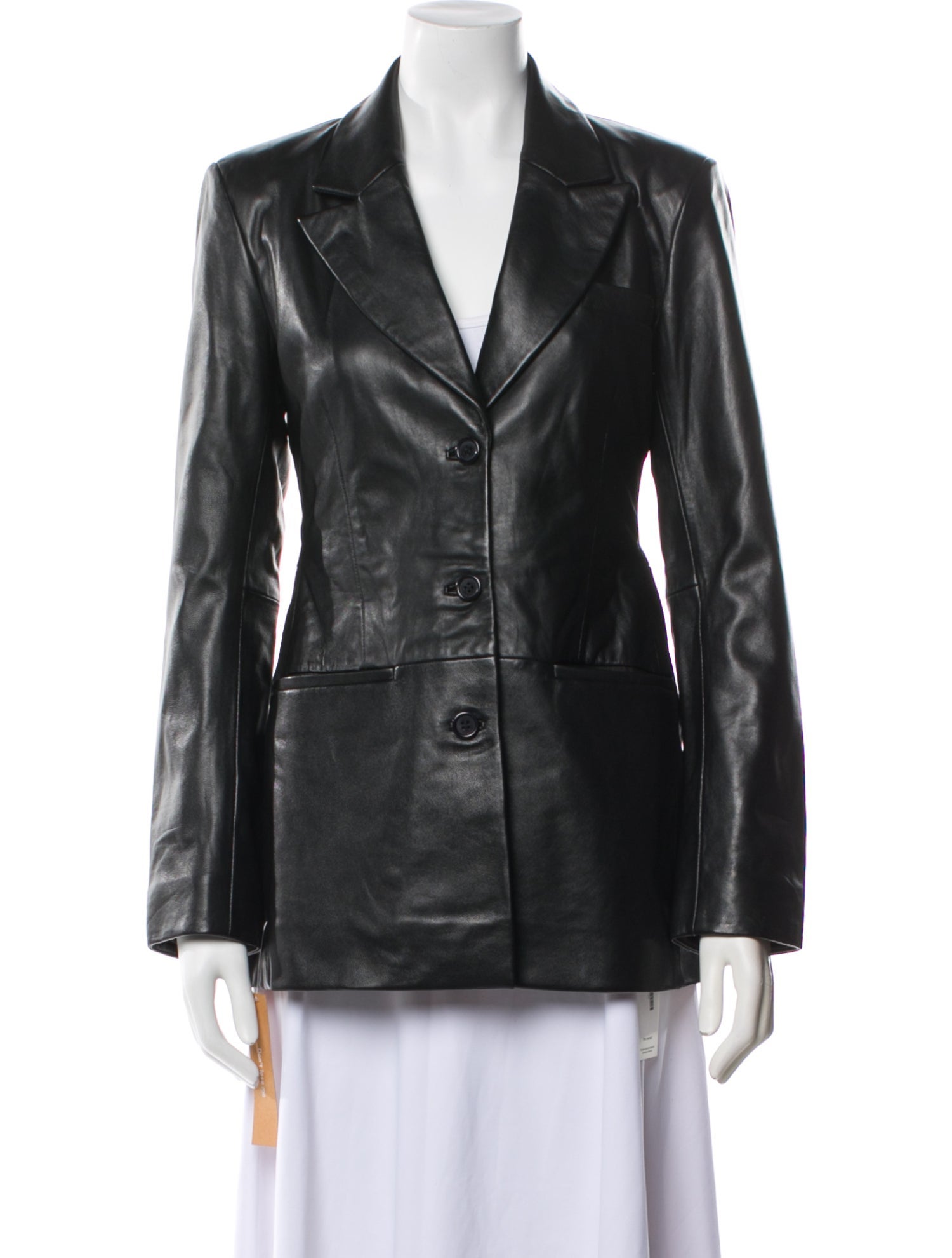 Veda x Reformation Leather Coat w/ Tags