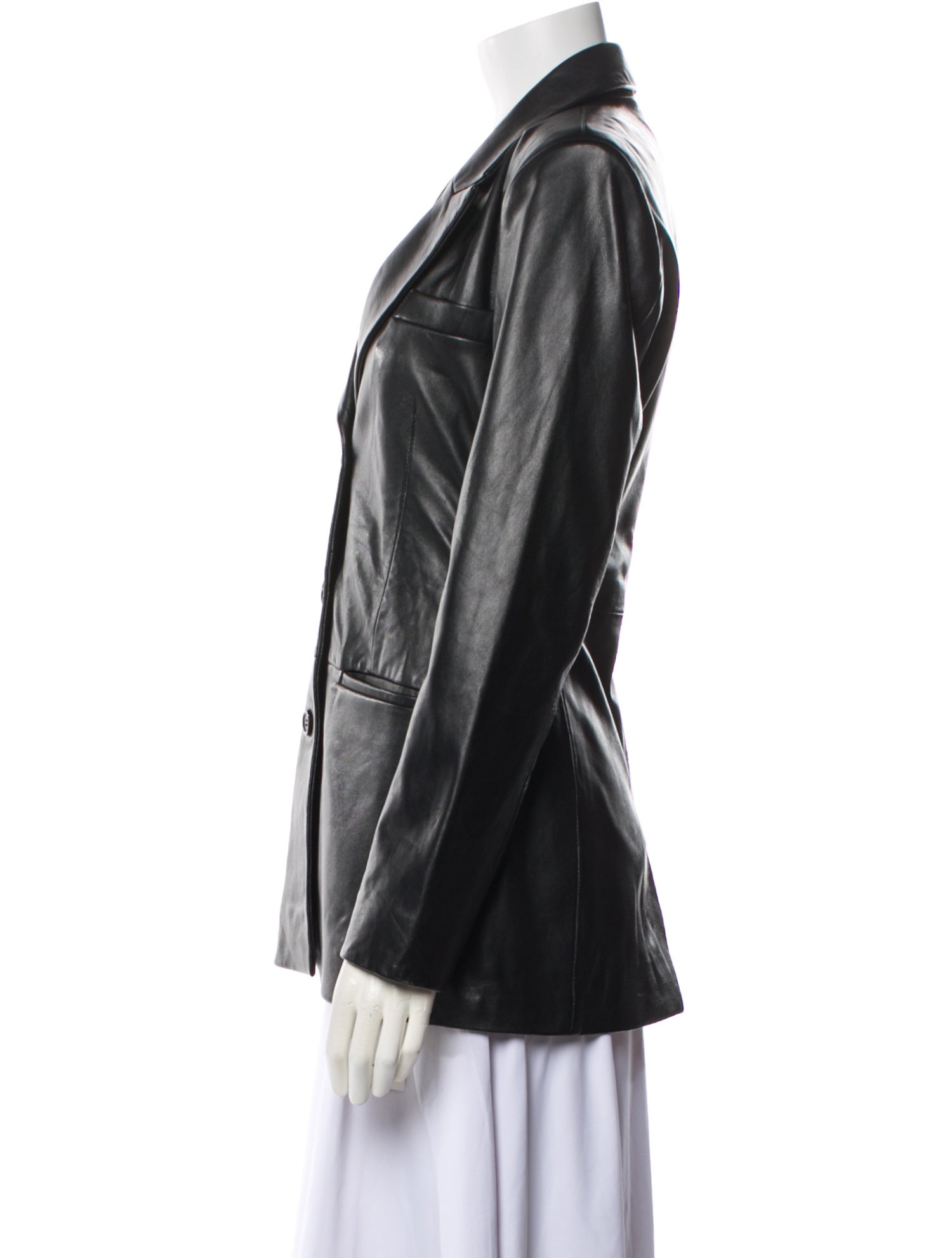 Veda x Reformation Leather Coat w/ Tags