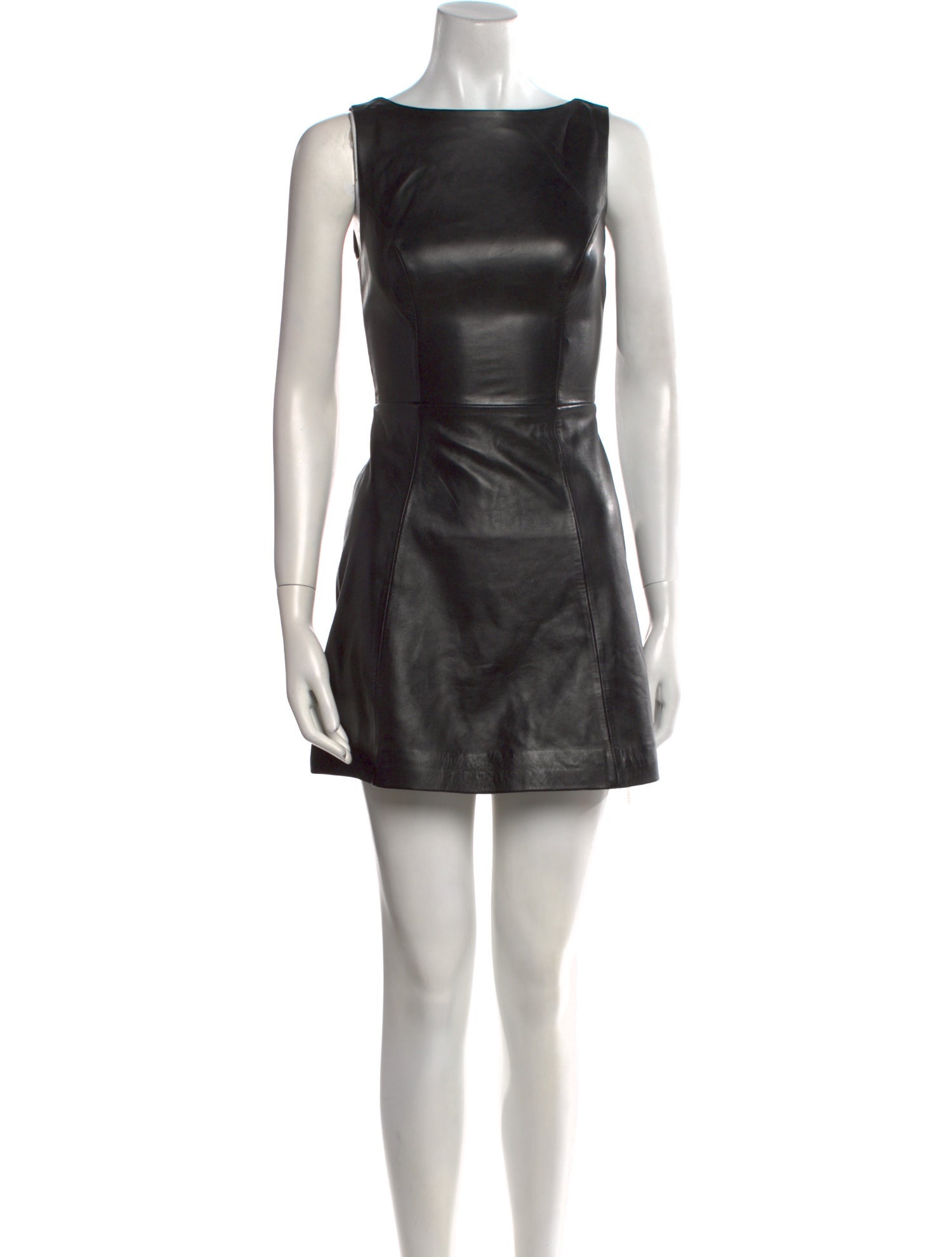 Veda x Reformation Leather Mini Dress
