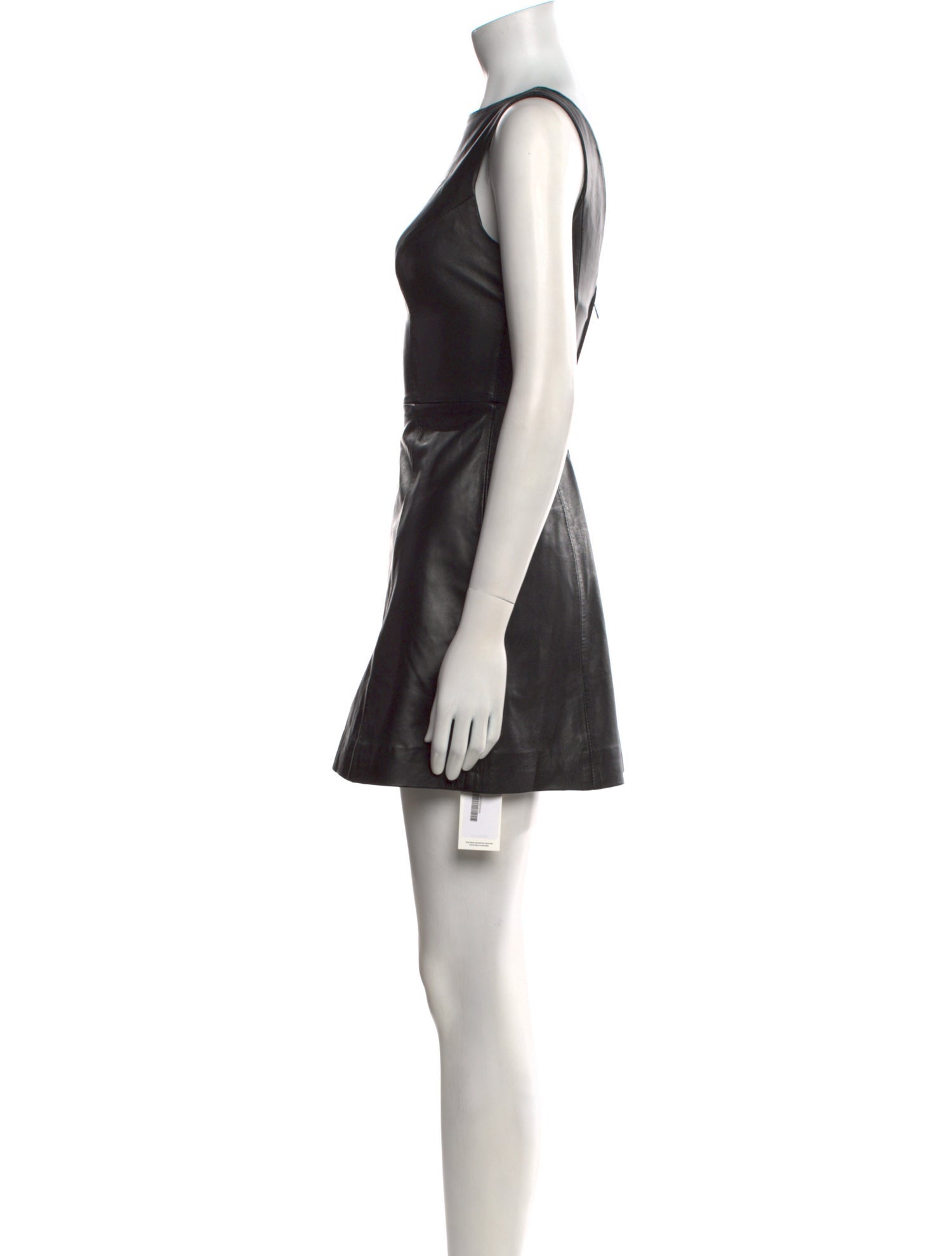 Veda x Reformation Leather Mini Dress