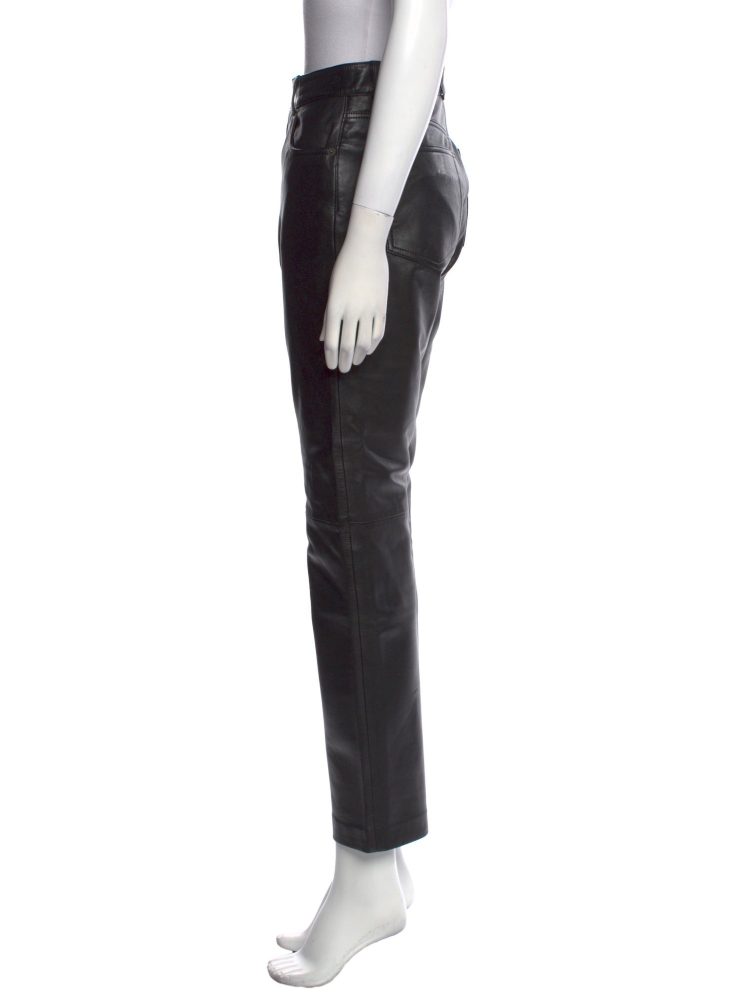 Veda x Reformation Lamb Leather Straight Leg Pants