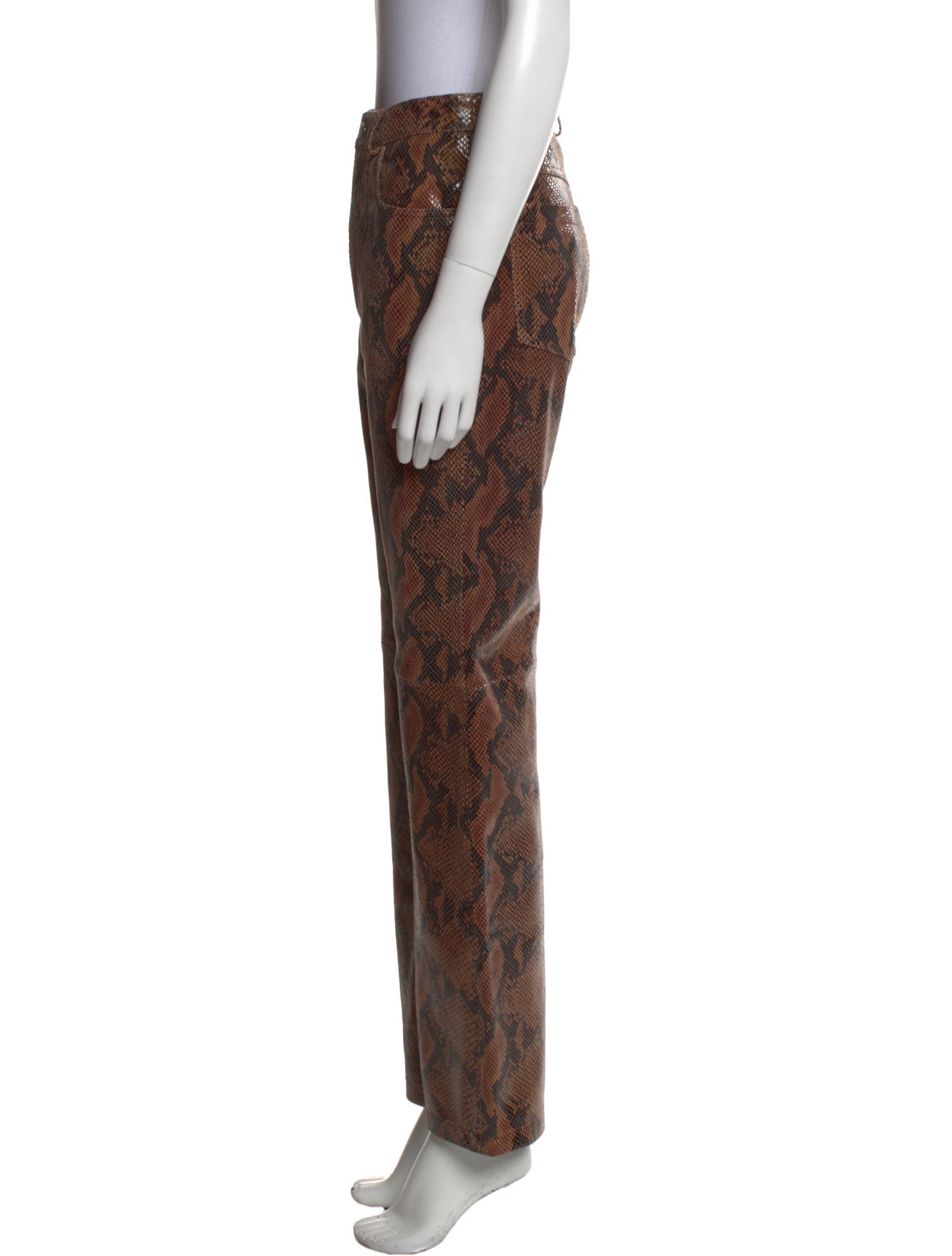 Veda x Reformation Lamb Leather Wide Leg Pants