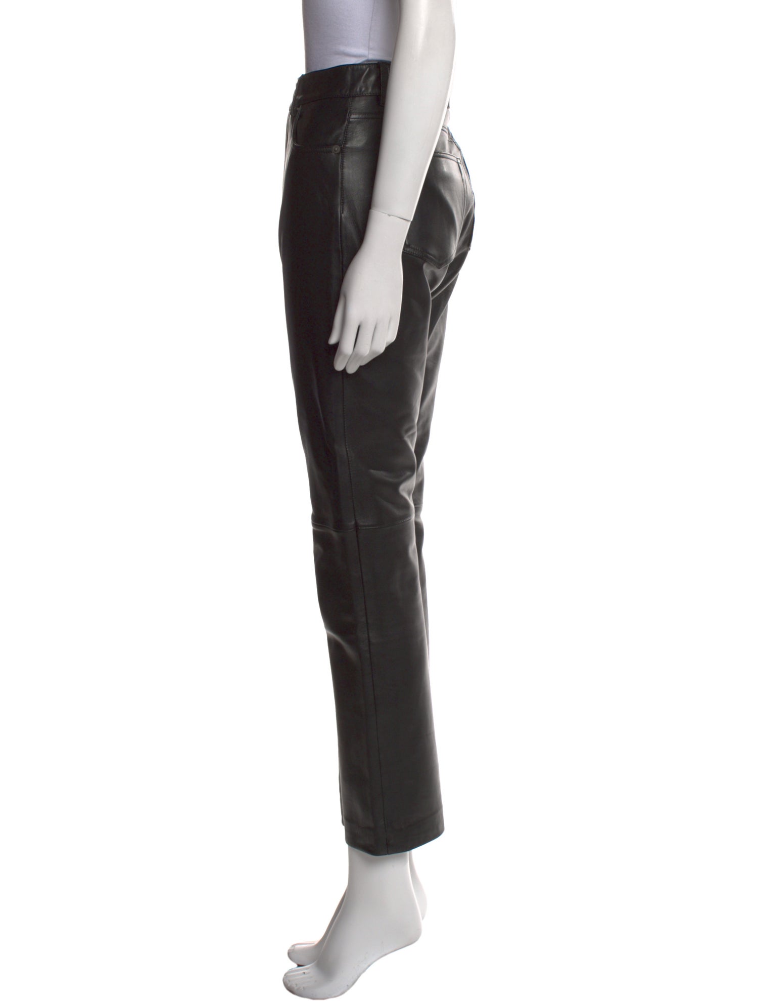 Veda x Reformation Lamb Leather Straight Leg Pants