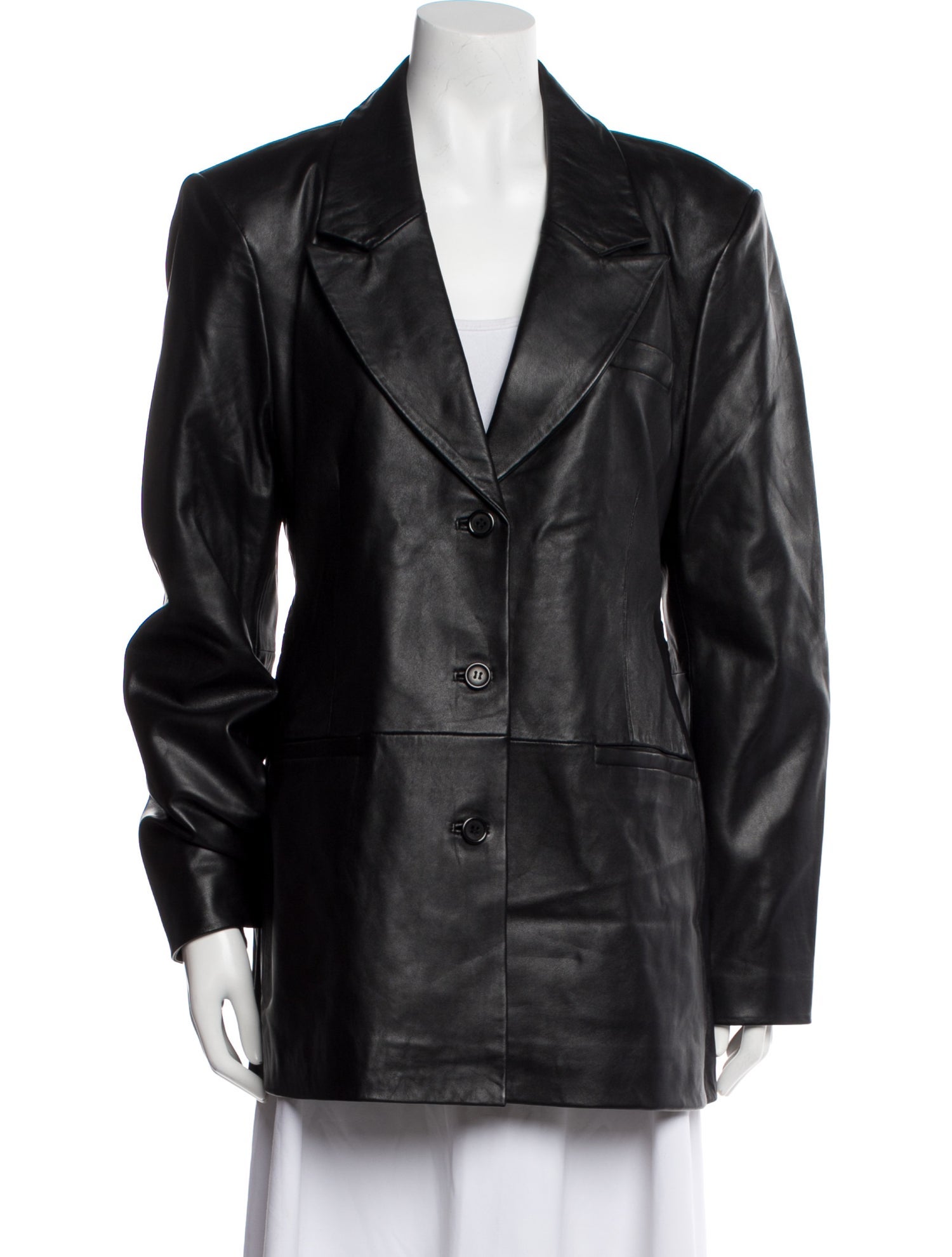 Veda x Reformation Lamb Leather Blazer w/ Tags
