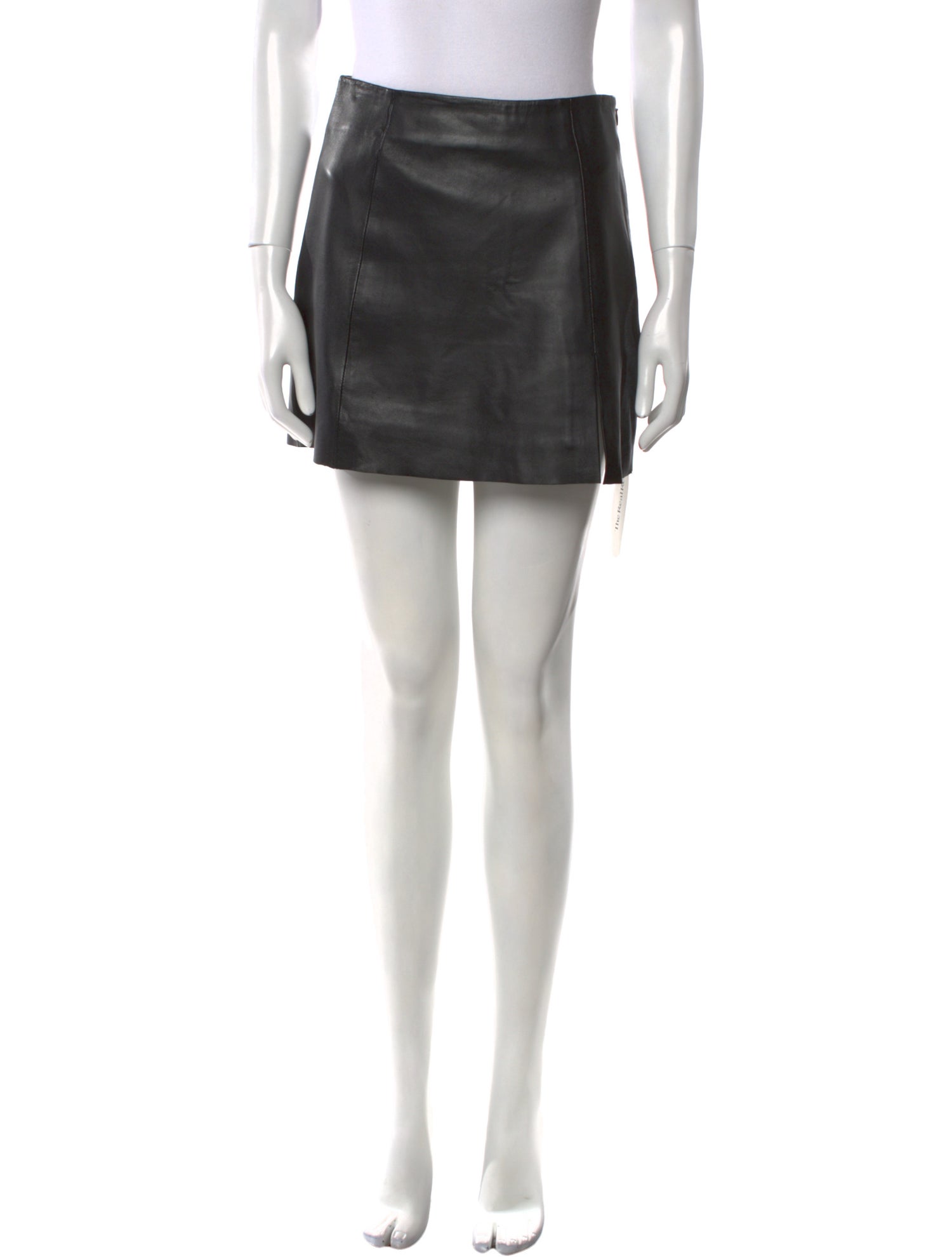 Veda x Reformation Lamb Leather Mini Skirt
